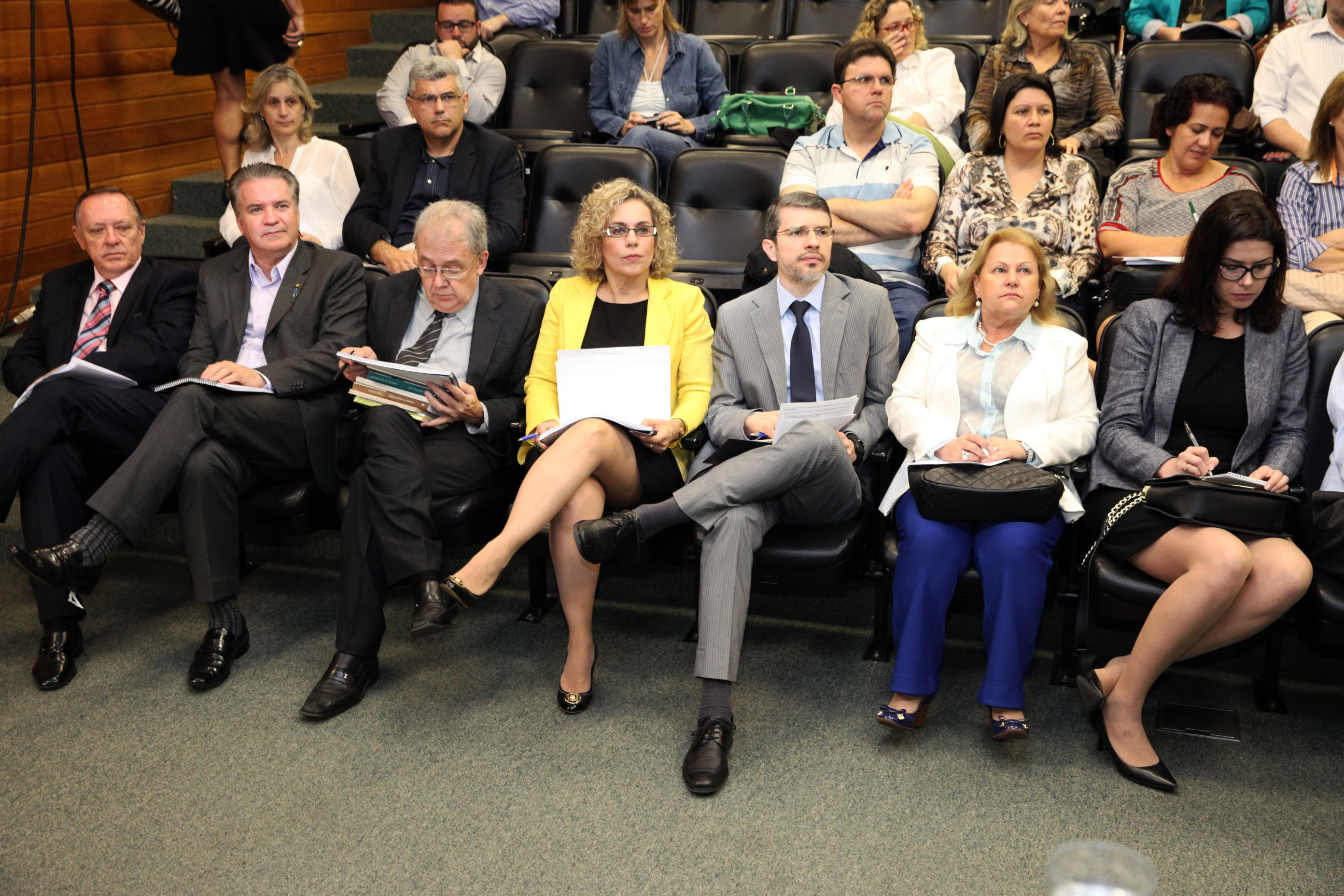 Secretário de Estado da Saúde - João Paulo Kleinubing - apresenta diante dos deputados membros da Comissão de Saúde relatório dos 1° e 2° quadrimestres de 2015. Foto: Fábio Queiroz / Agência AL