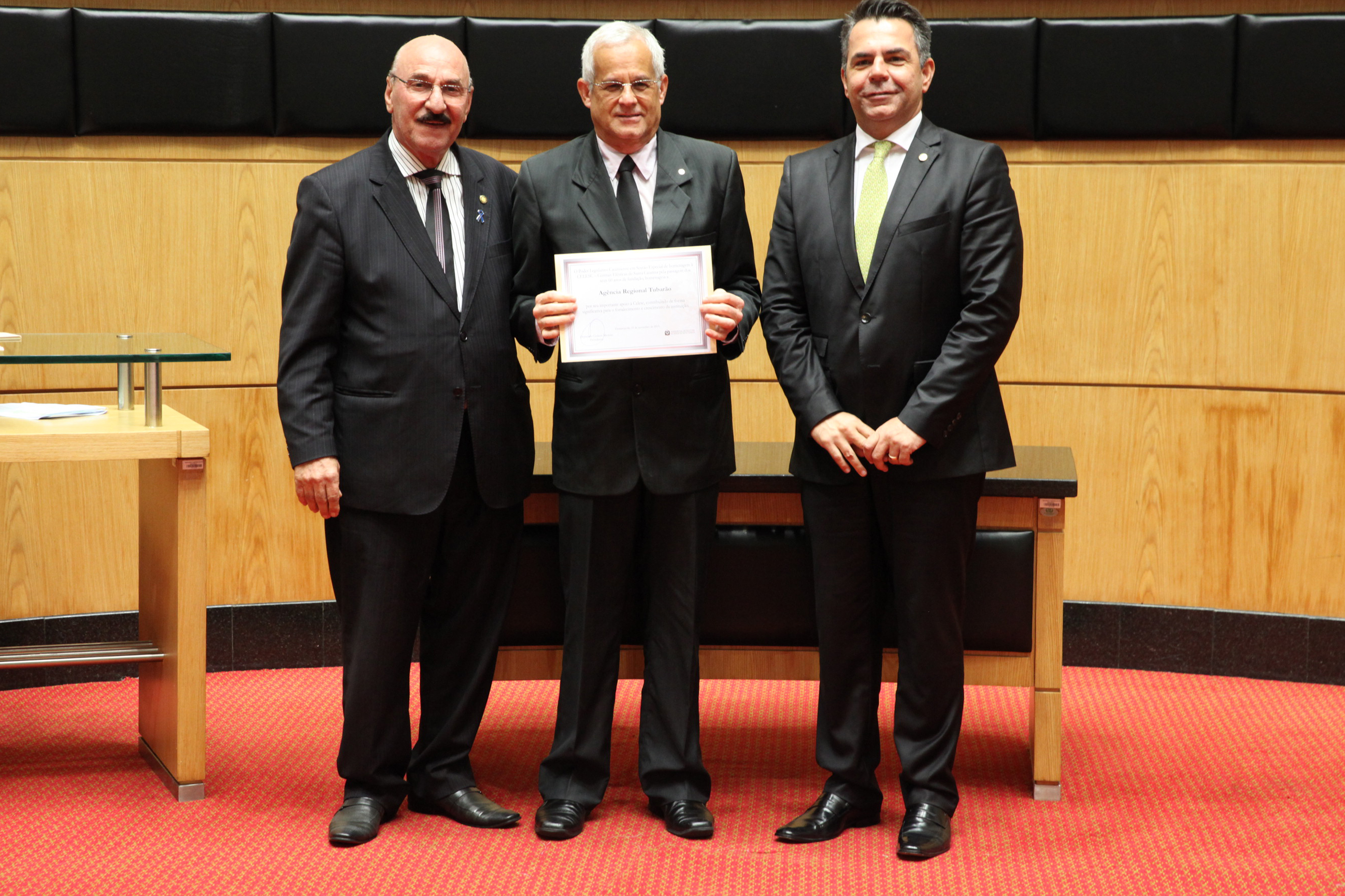 Sessão Especial em homenagem à passagem dos 60 anos da Celesc. Foto: Fábio Queiroz / Agência AL