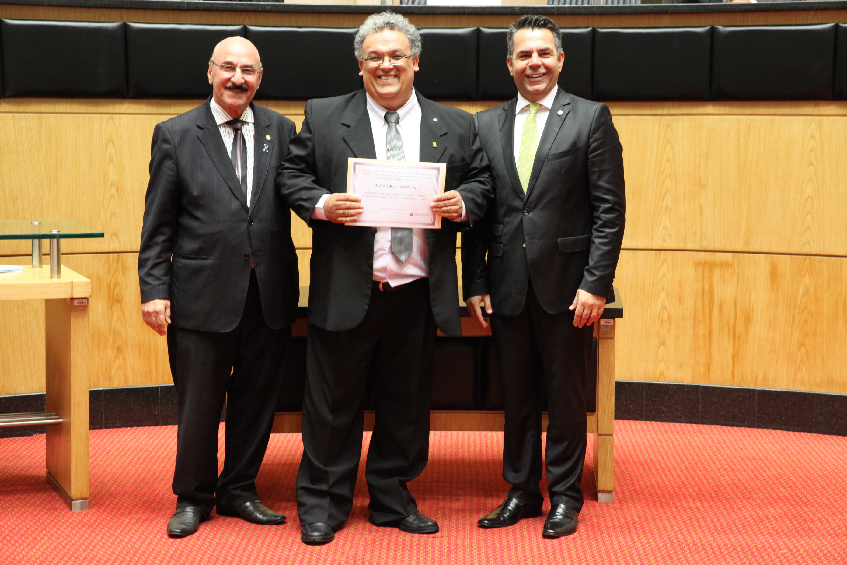 Sessão Especial em homenagem à passagem dos 60 anos da Celesc. Foto: Fábio Queiroz / Agência AL