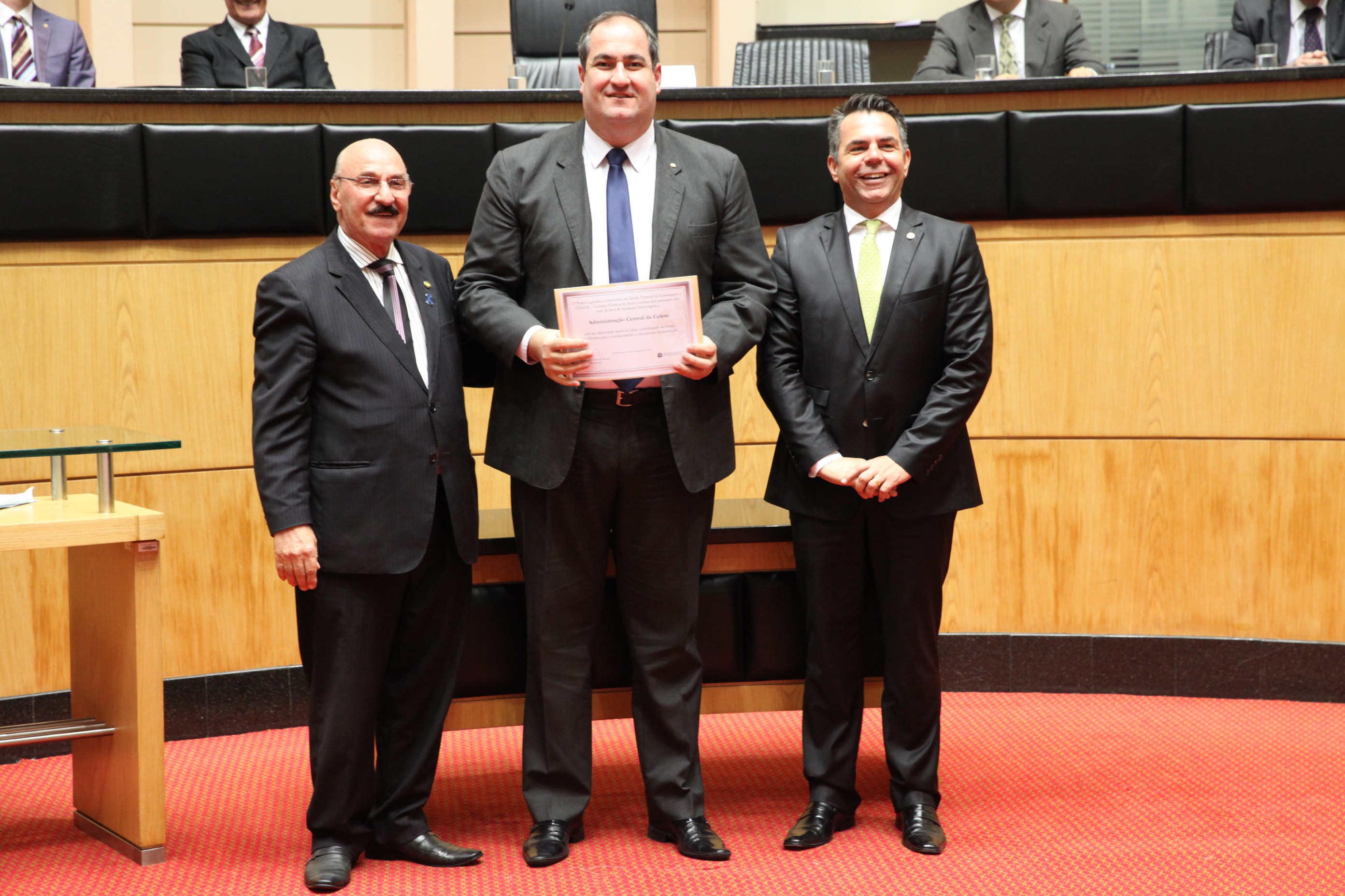 Sessão Especial em homenagem à passagem dos 60 anos da Celesc. Foto: Fábio Queiroz / Agência AL