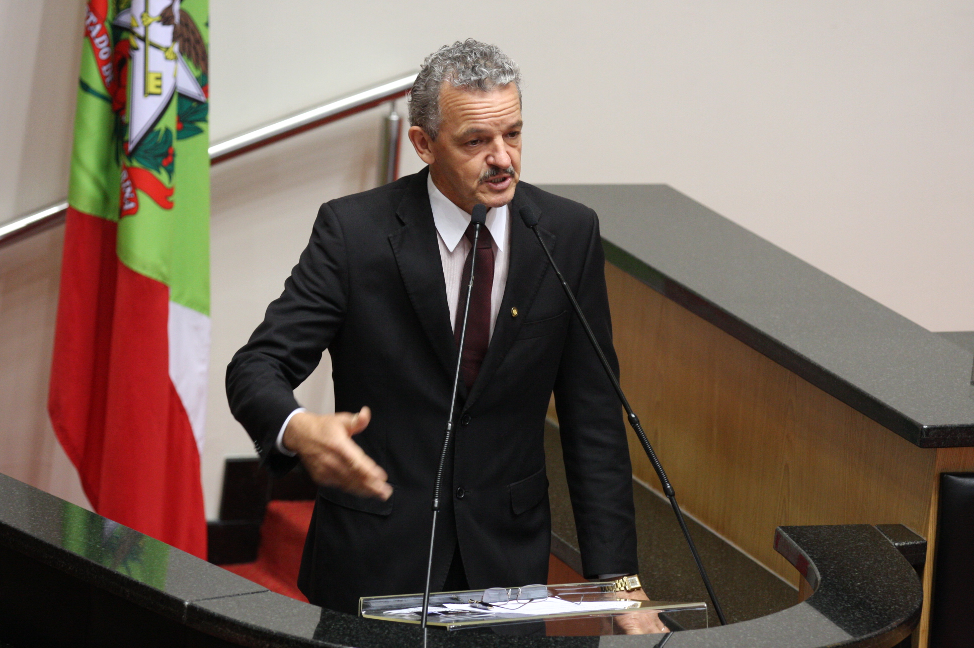 Sessão Ordinária. Deputado Dirceu Dresch (PT). Foto: Yuri Santos / Agência AL