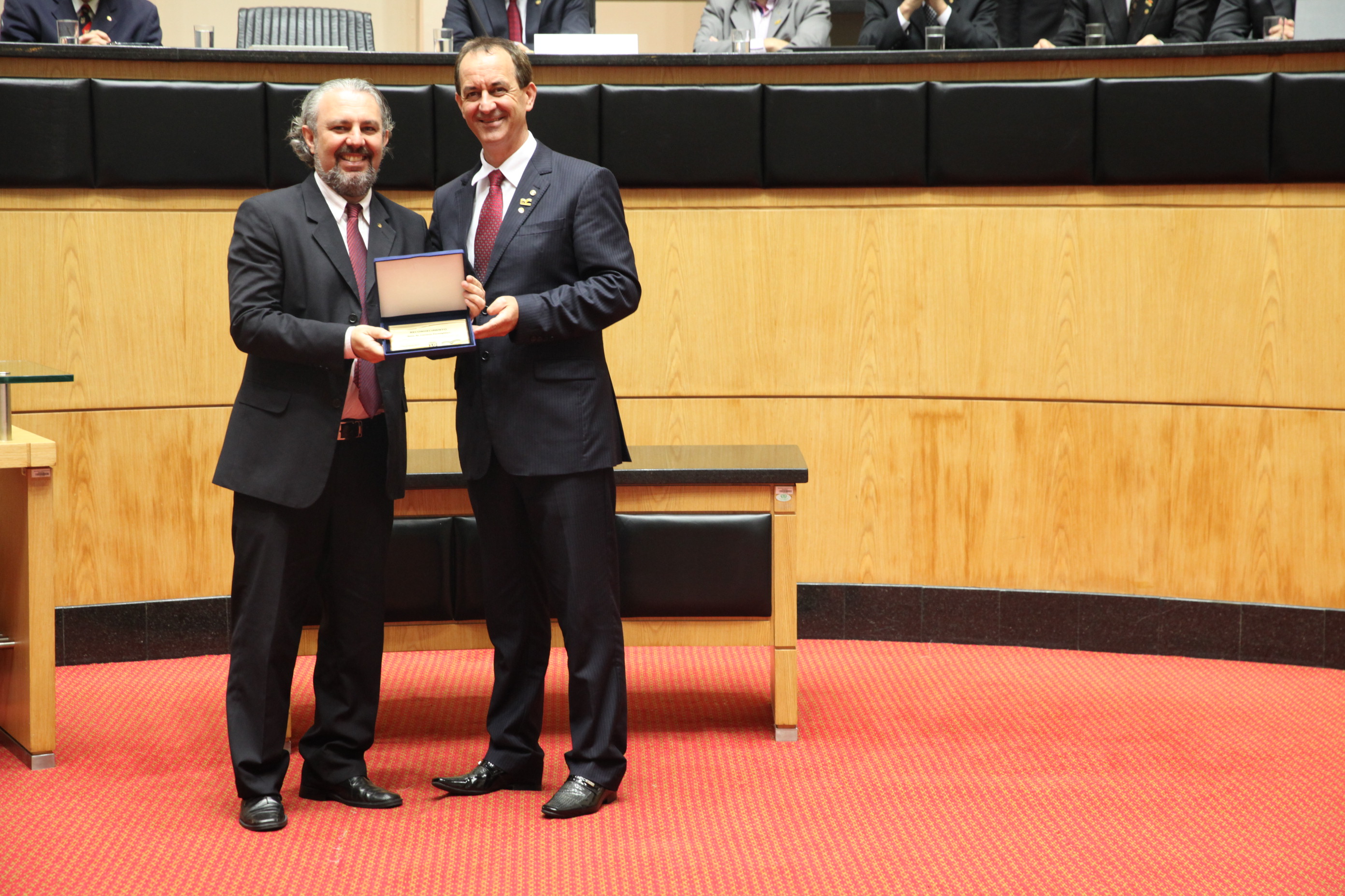 Sessão Especial em homenagem à passagem de 10 anos da Uniasselvi. Foto: Fábio Queiroz / Agência AL