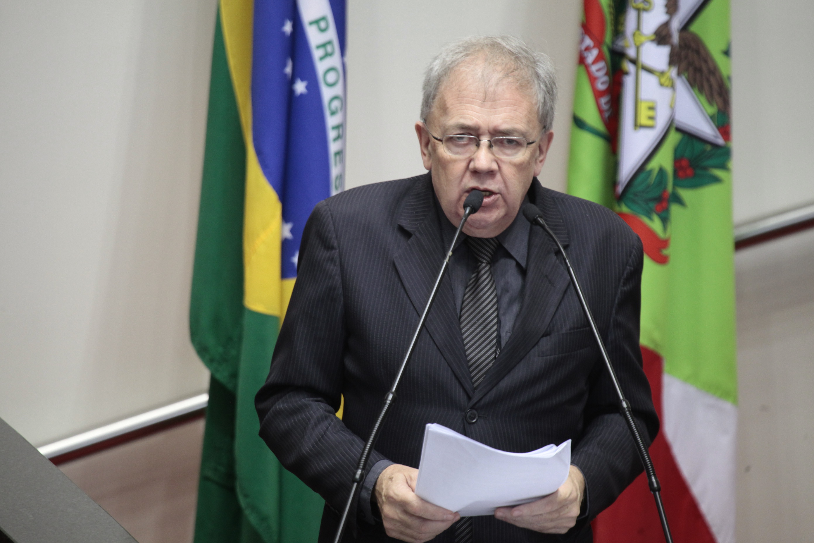 Sessão Ordinária. Deputado Fernando Coruja (PMDB) - Foto: Miriam Zomer/Agência AL