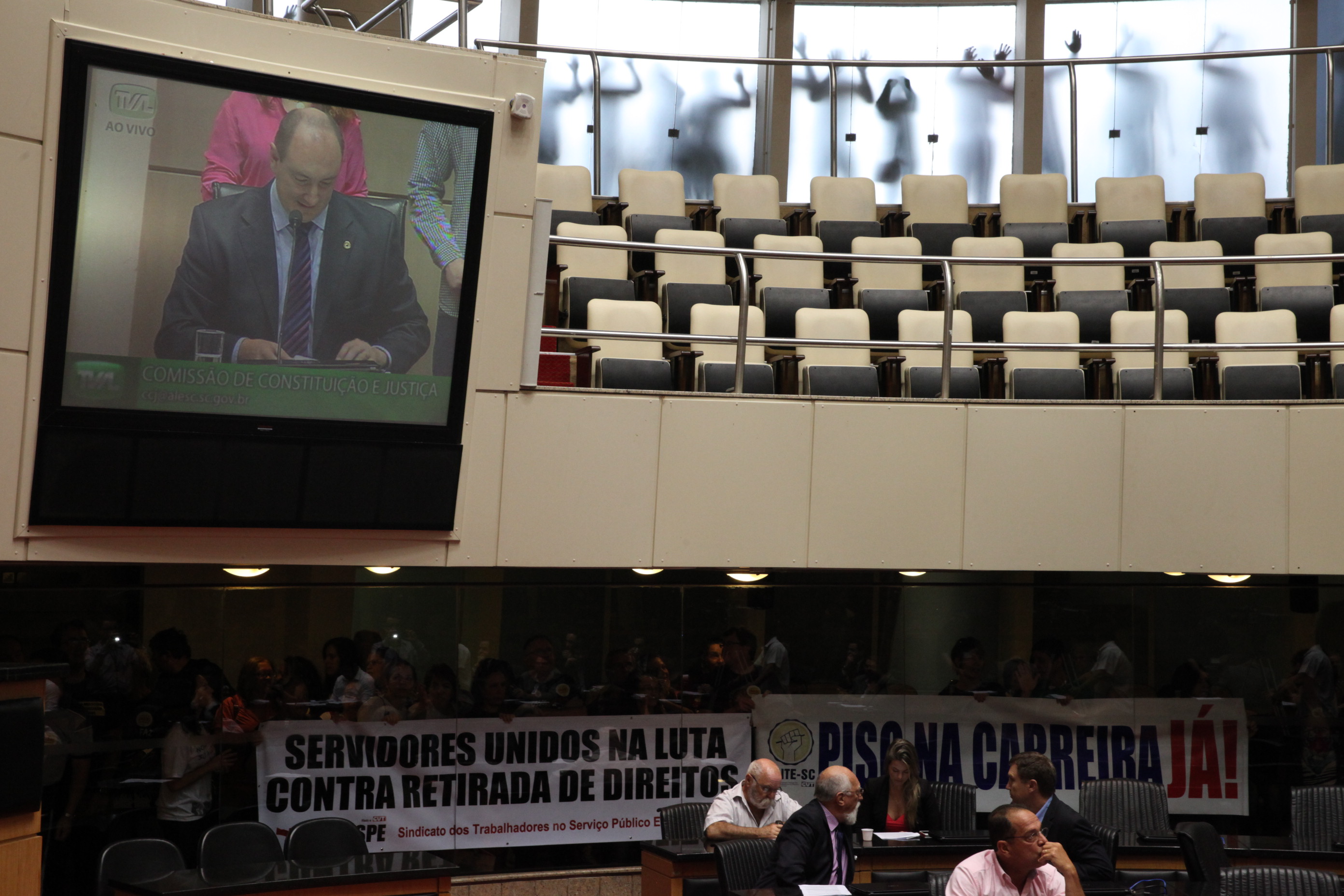 Reunião da Comissão de Constituição e Justiça. Foto: Fábio Queiroz / Agência AL