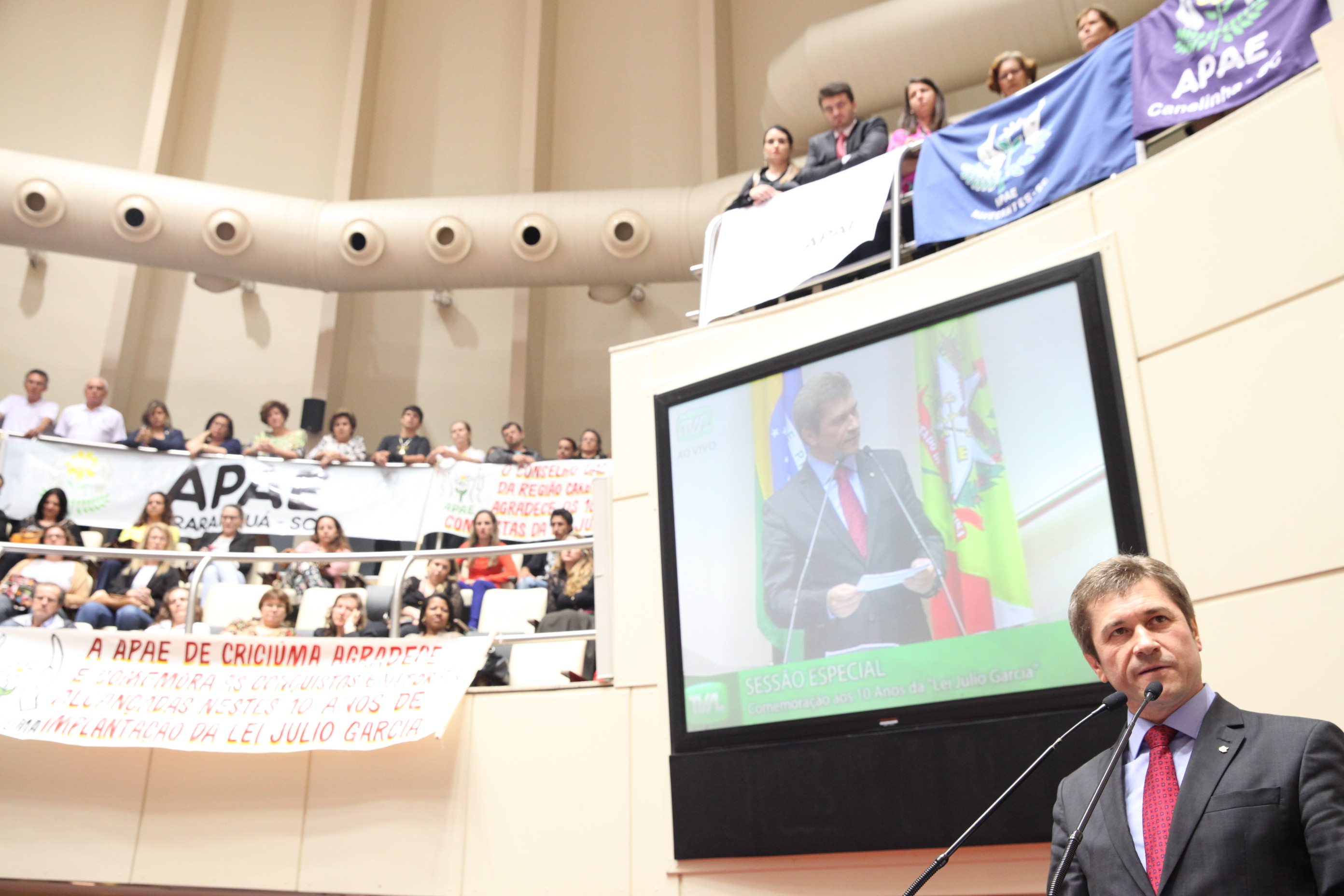 Sessão Especial em homenagem à passagem dos 10 Anos da Lei Júlio Garcia. Foto: Fábio Queiroz / Agência AL