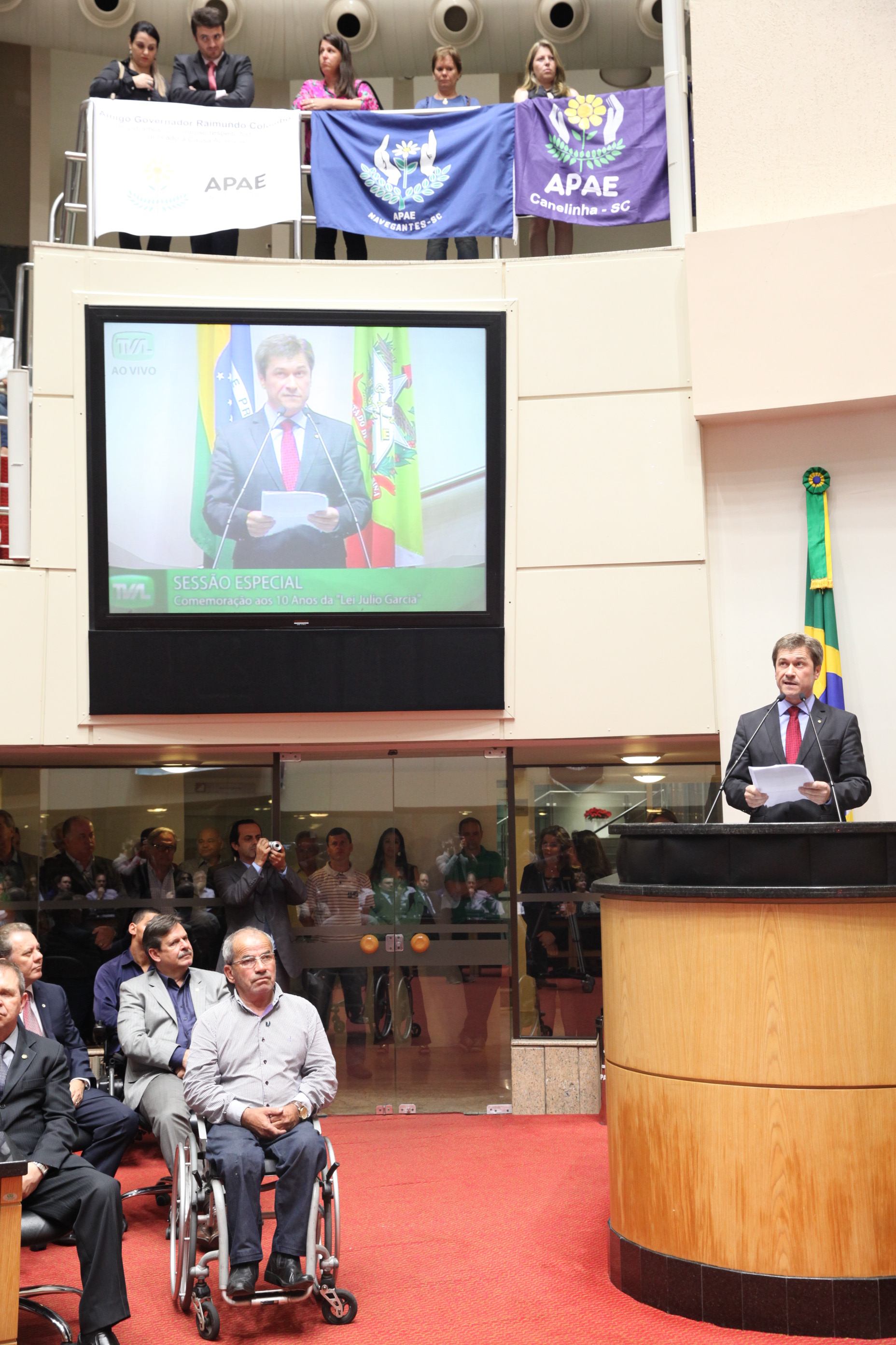 Sessão Especial em homenagem à passagem dos 10 Anos da Lei Júlio Garcia. Foto: Fábio Queiroz / Agência AL