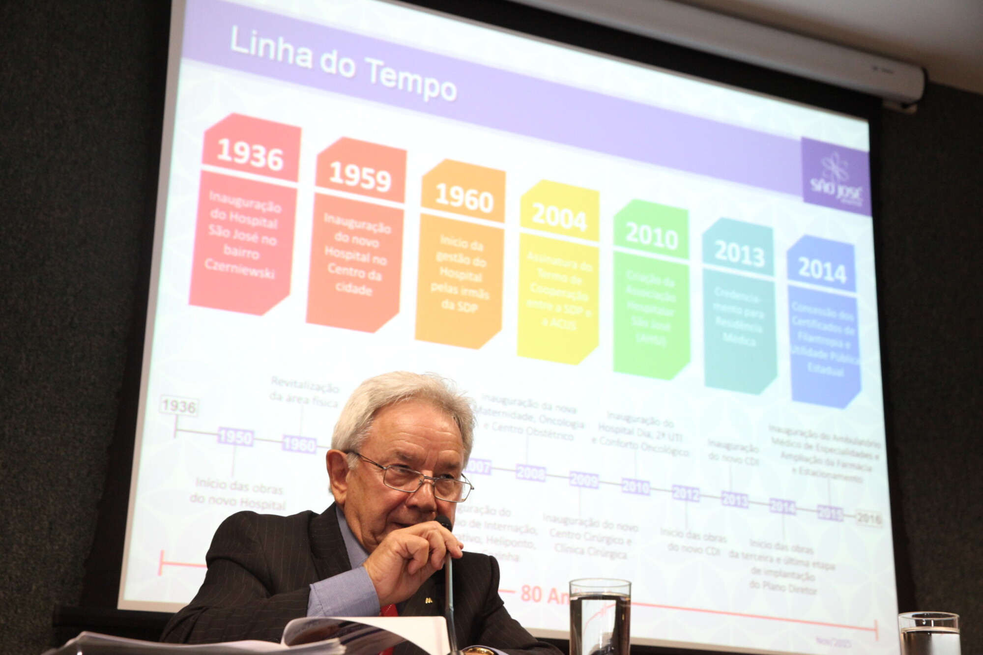 Vicente Donini apresentou à Comissão de Saúde o modelo de gestão implantado no Hospital São José