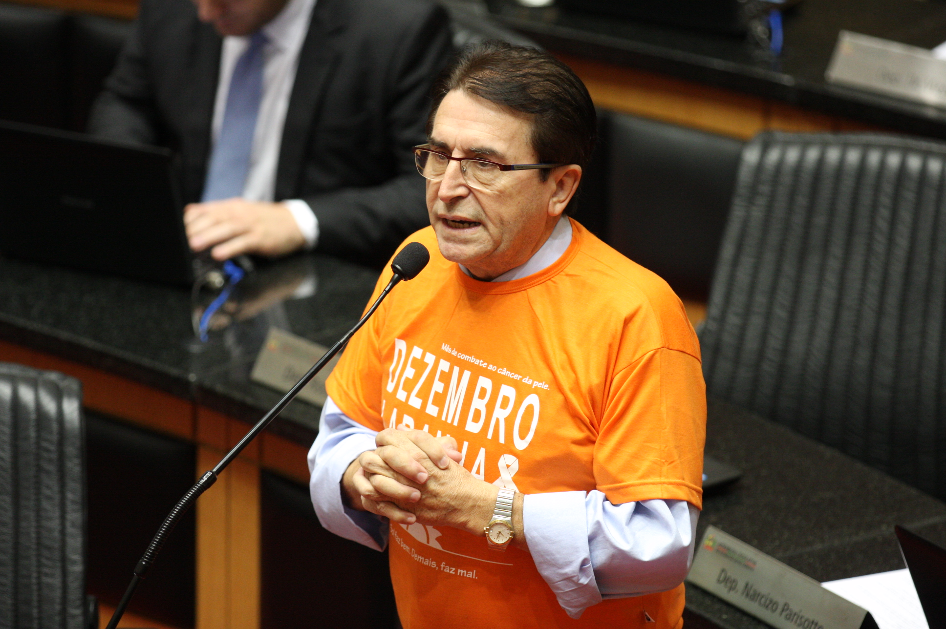 Sessão Ordinária. Deputado Antonio Aguiar (PMDB). Foto: Yuri Santos / Agência AL