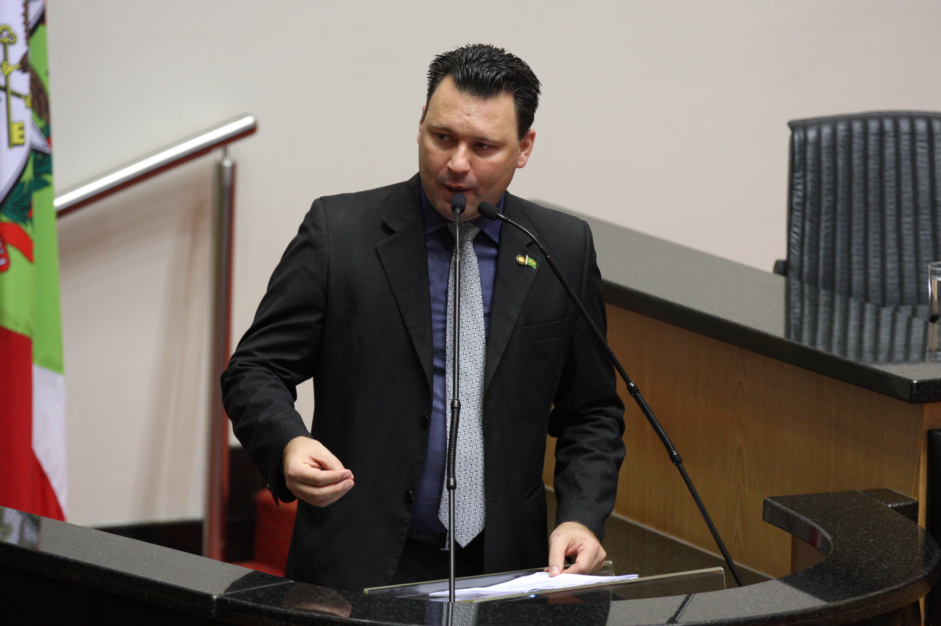 Sessão Ordinária. Deputado Julio Ronconi (PSB). Foto: Yuri Santos / Agência AL