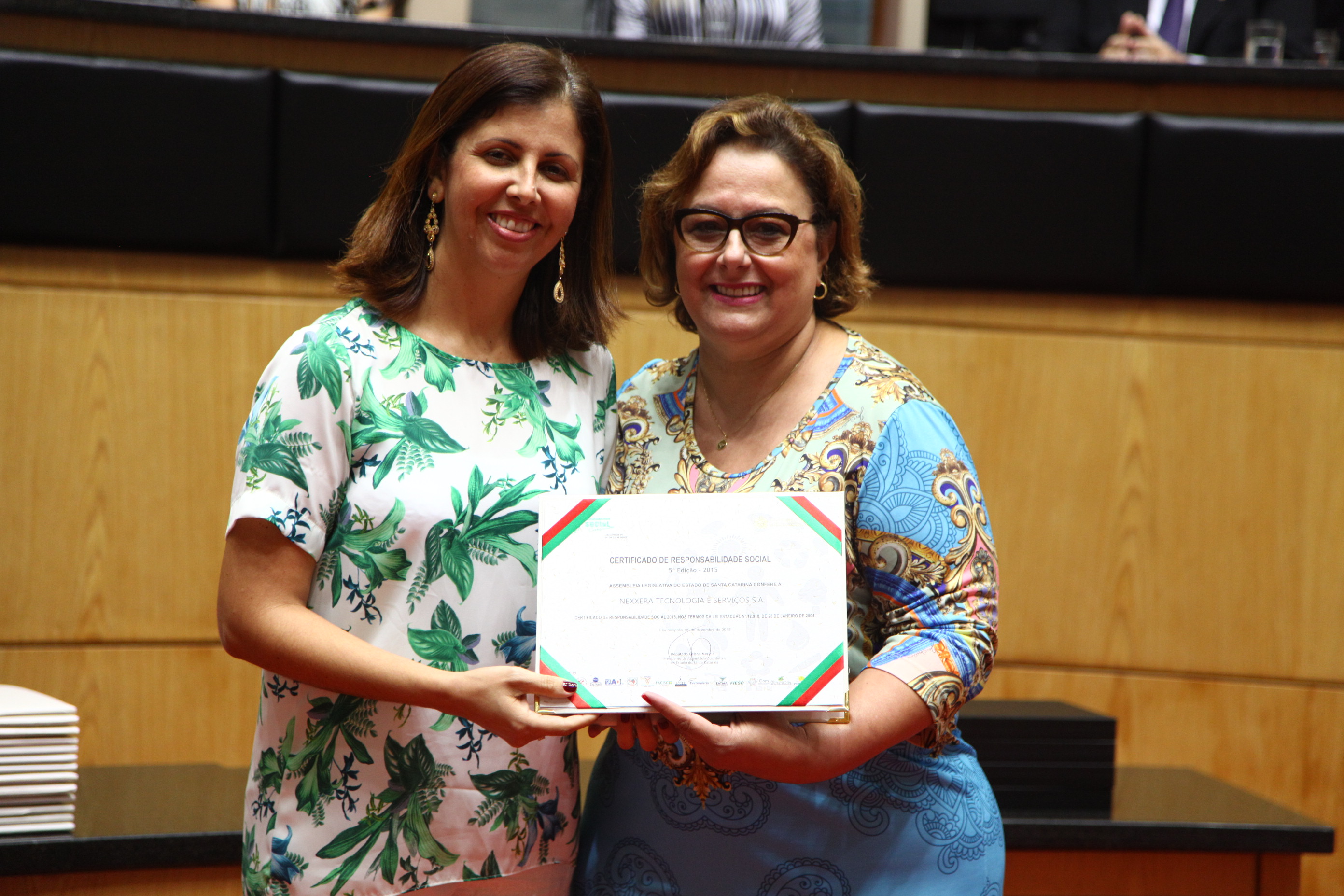 Sessão Especial de Certificação de Responsabilidade Social.