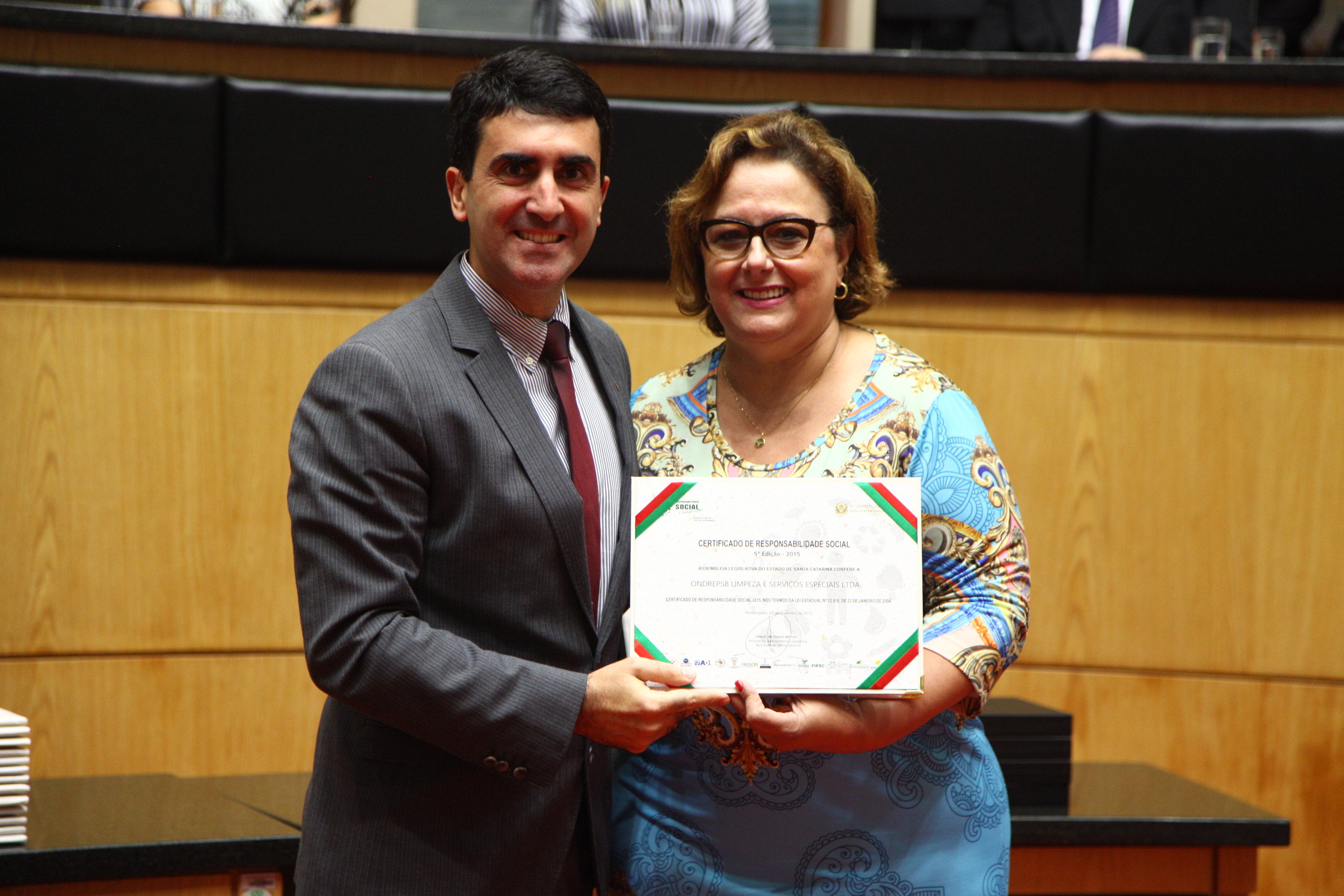 Sessão Especial de Certificação de Responsabilidade Social.