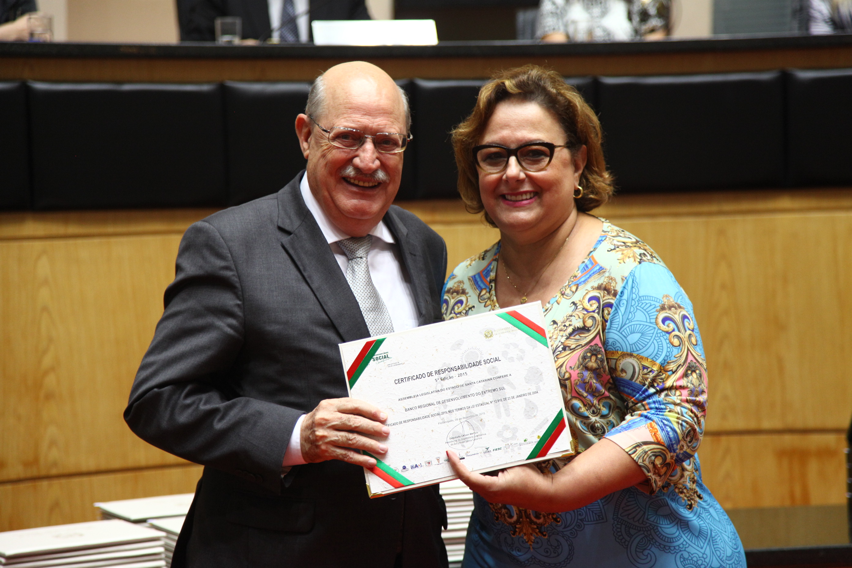 Sessão Especial de Certificação de Responsabilidade Social.