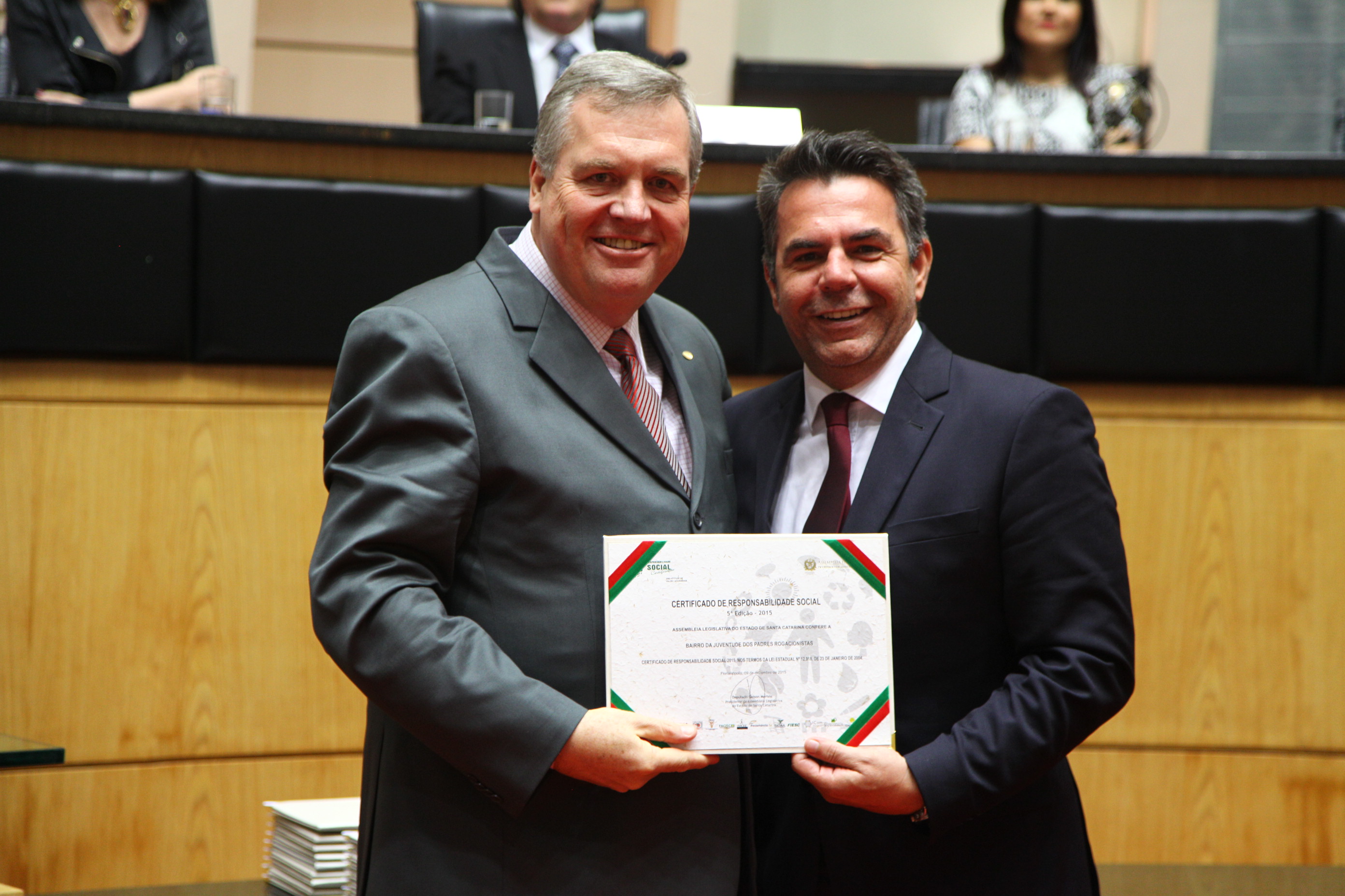 Sessão Especial de Certificação de Responsabilidade Social.