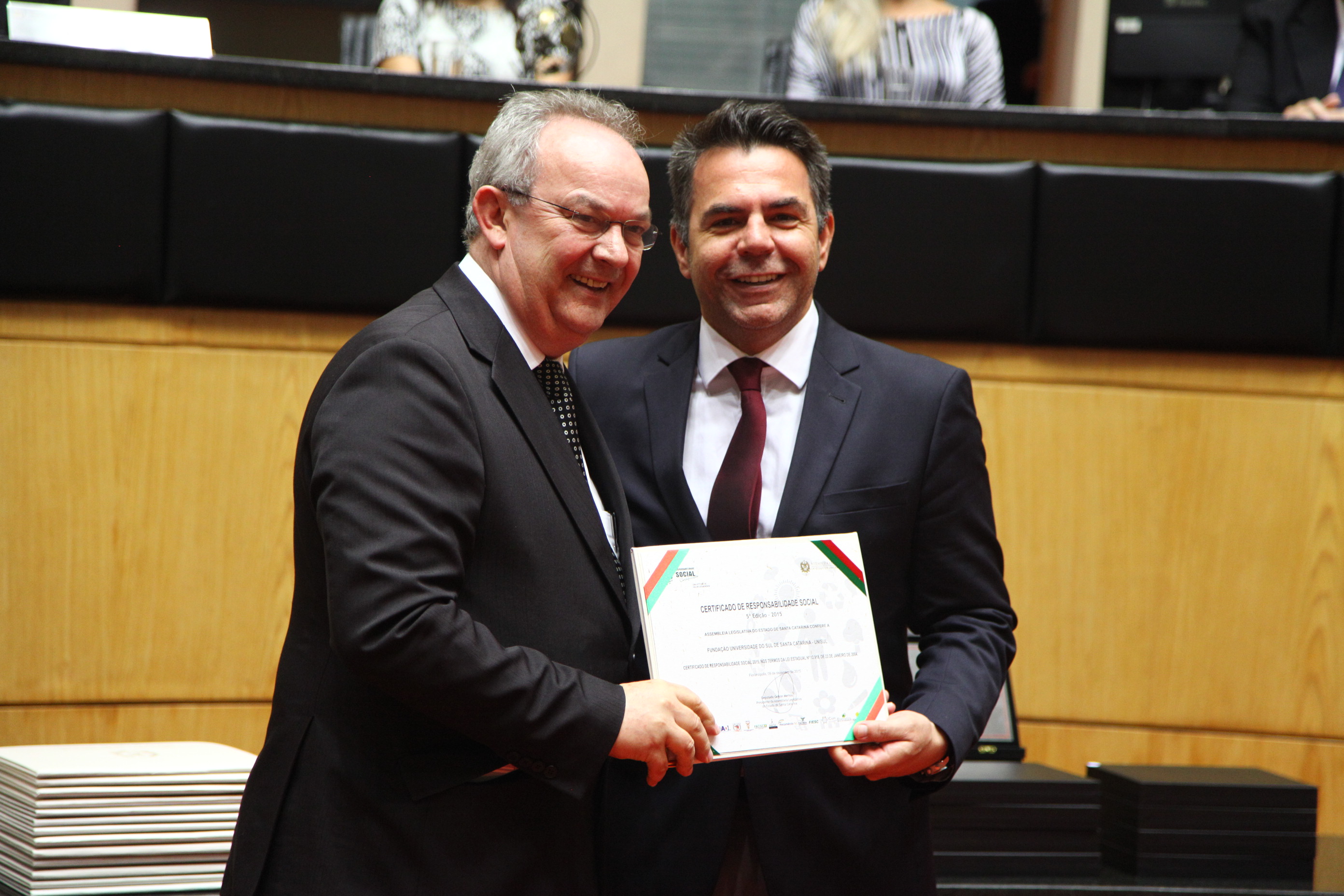 Sessão Especial de Certificação de Responsabilidade Social.