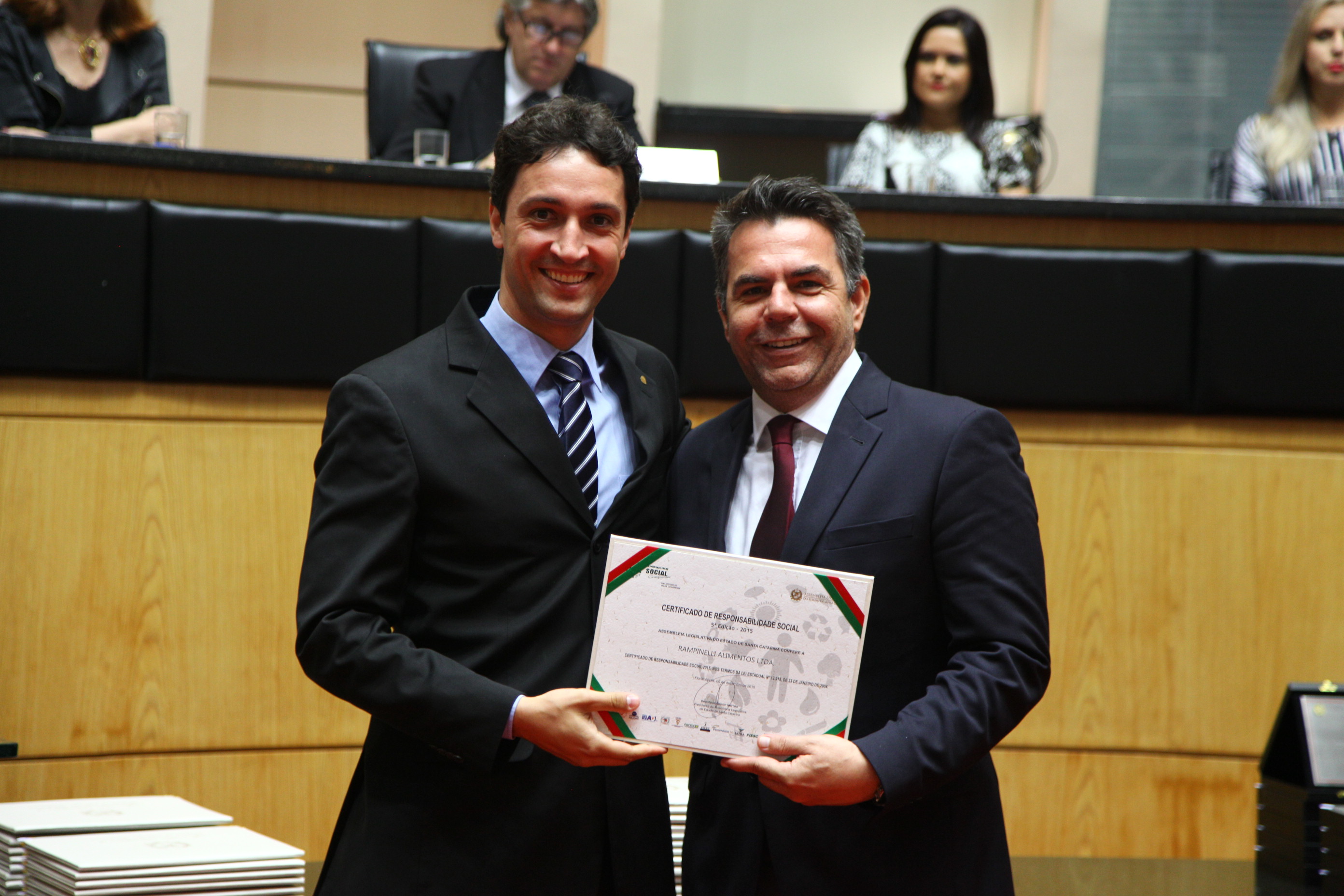 Sessão Especial de Certificação de Responsabilidade Social.