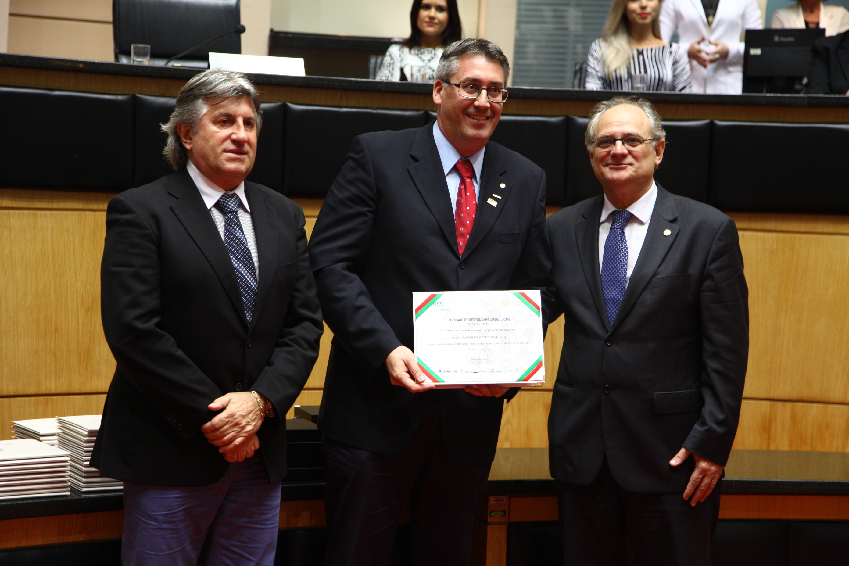 Sessão Especial de Certificação de Responsabilidade Social.