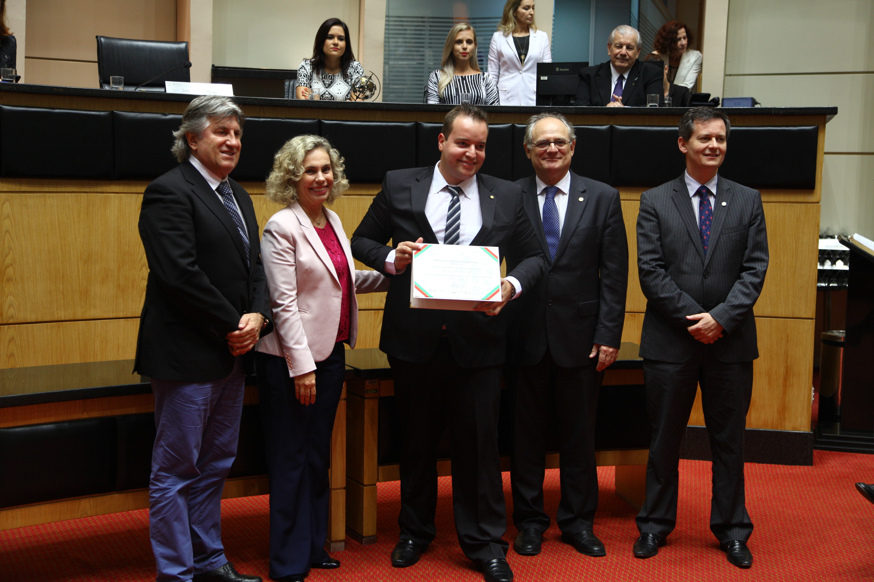 Sessão Especial de Certificação de Responsabilidade Social.