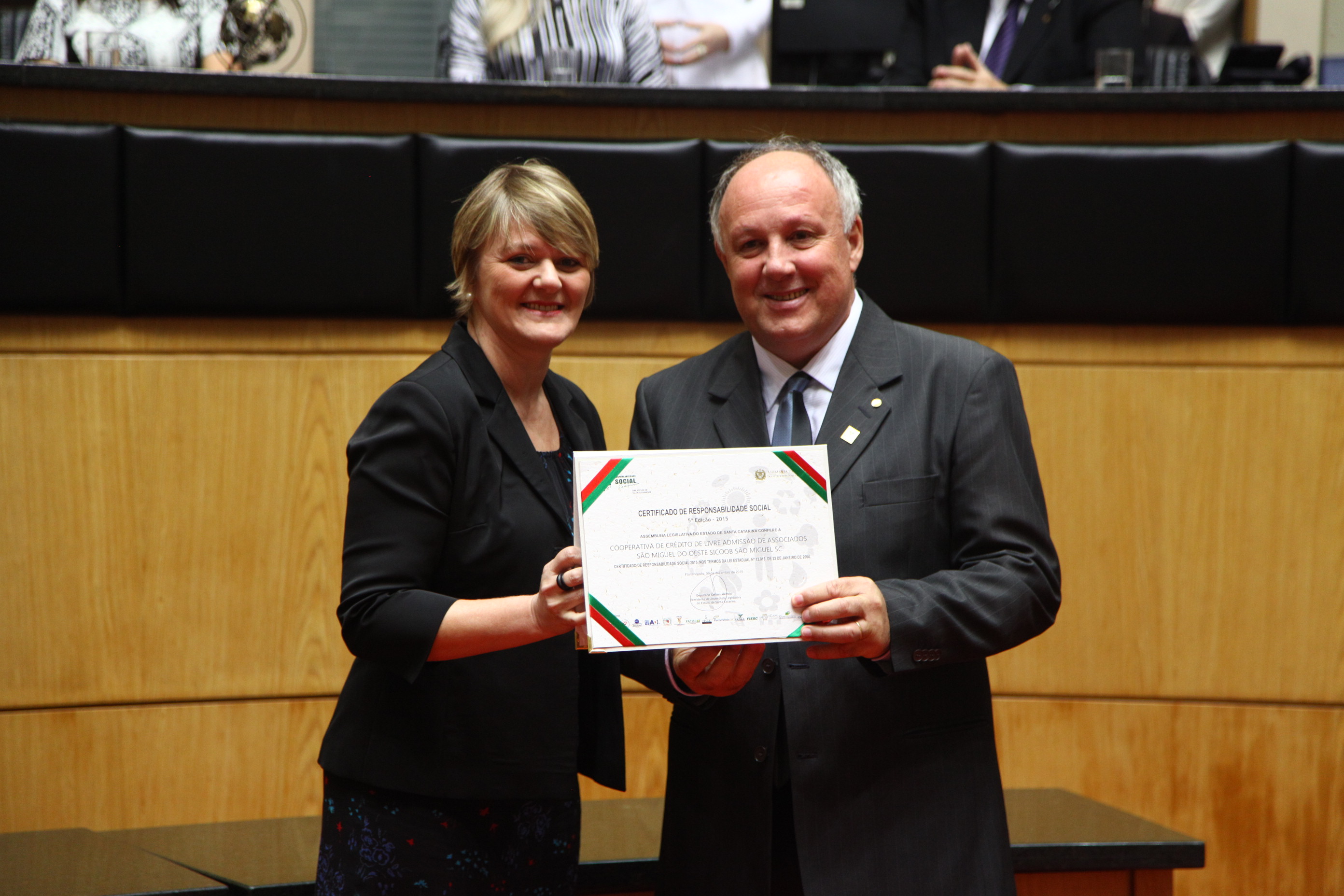 Sessão Especial de Certificação de Responsabilidade Social.