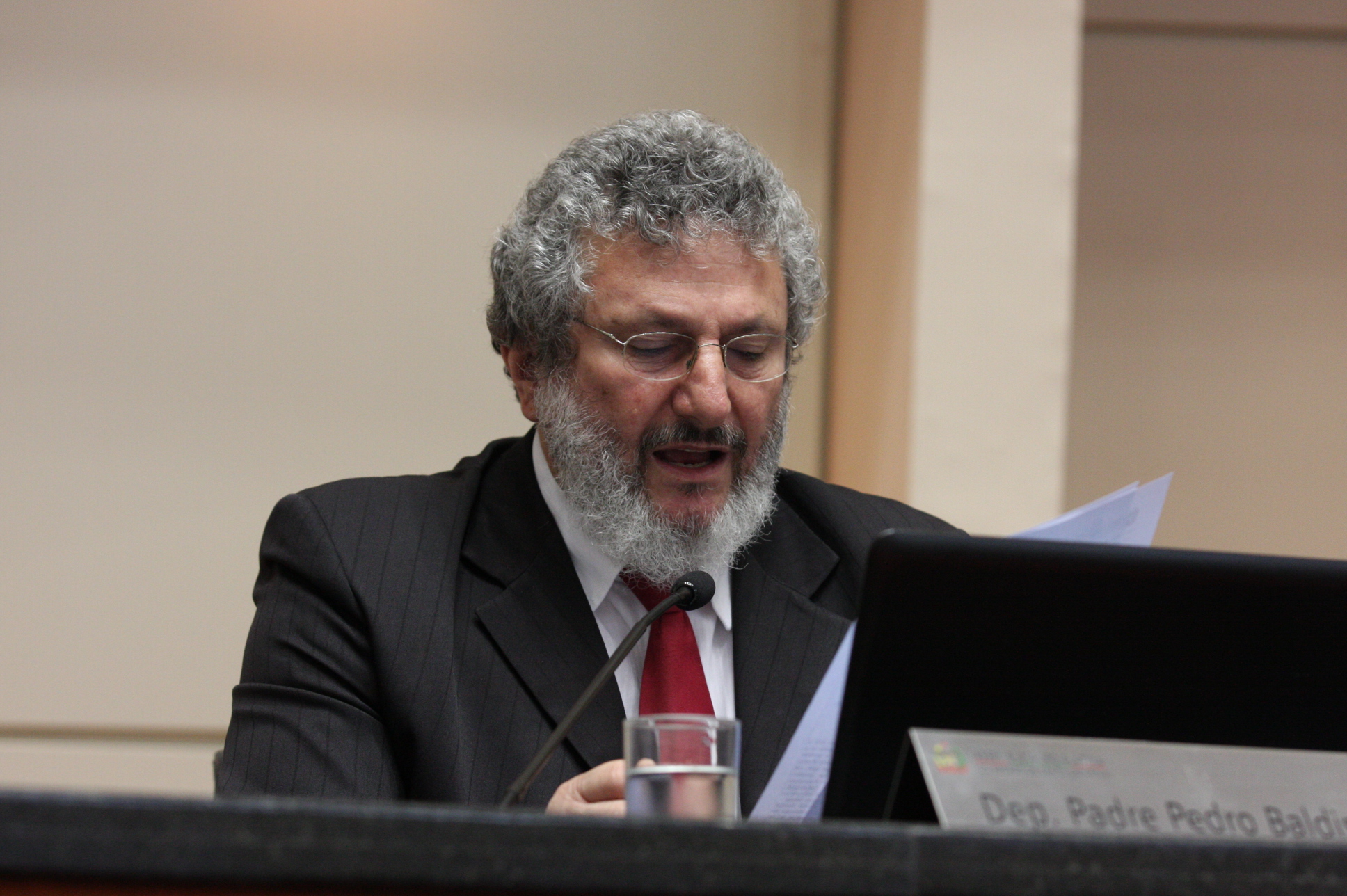 Sessão Ordinária. Deputado Padre Pedro Baldissera (PT). Foto: Yuri Santos / Agência AL