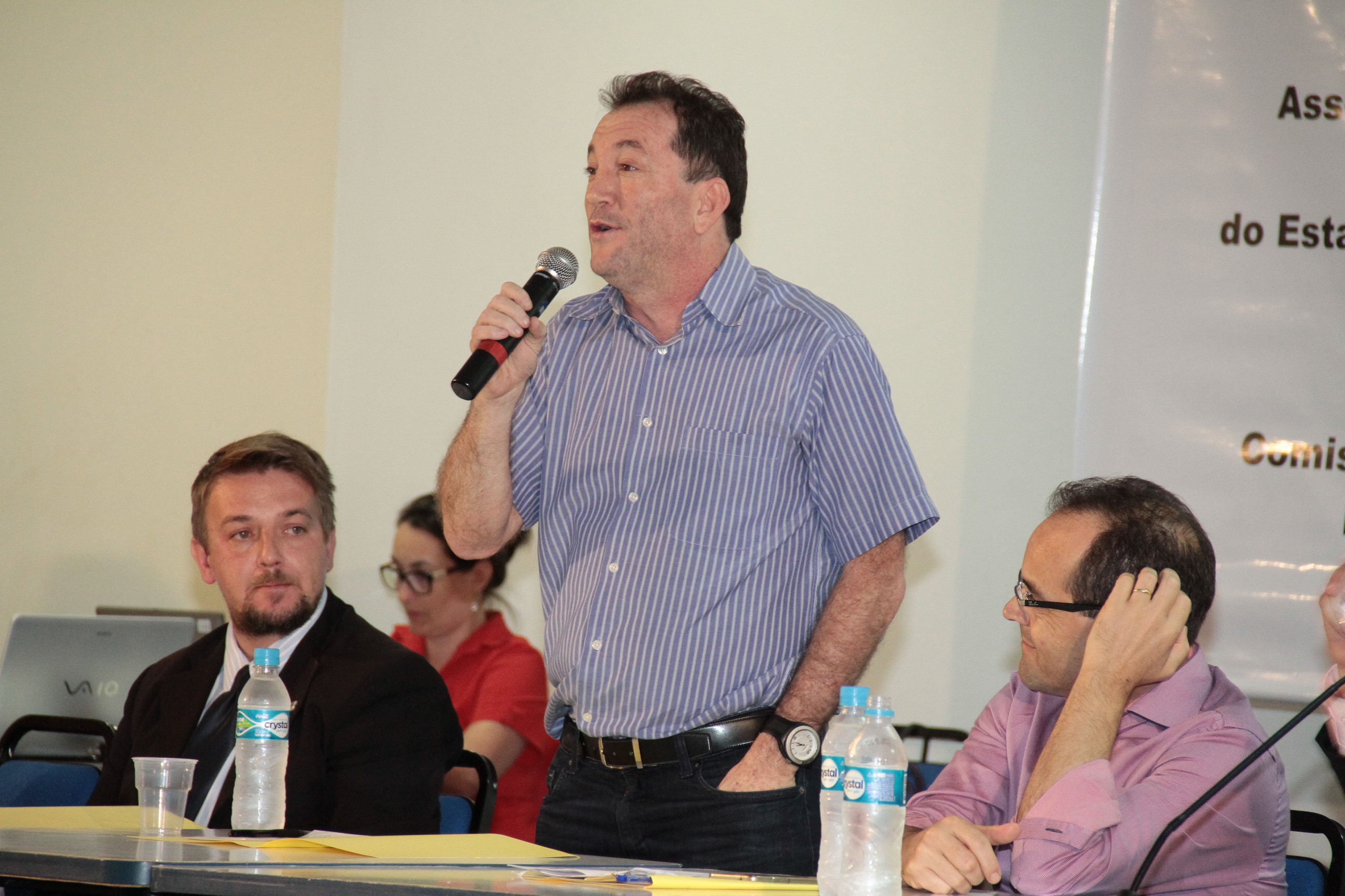 Audiência Pública debate a modernização do Aeroporto Serafin Enoss Bertaso de Chapecó. Foto: Miriam Zome/Agência AL