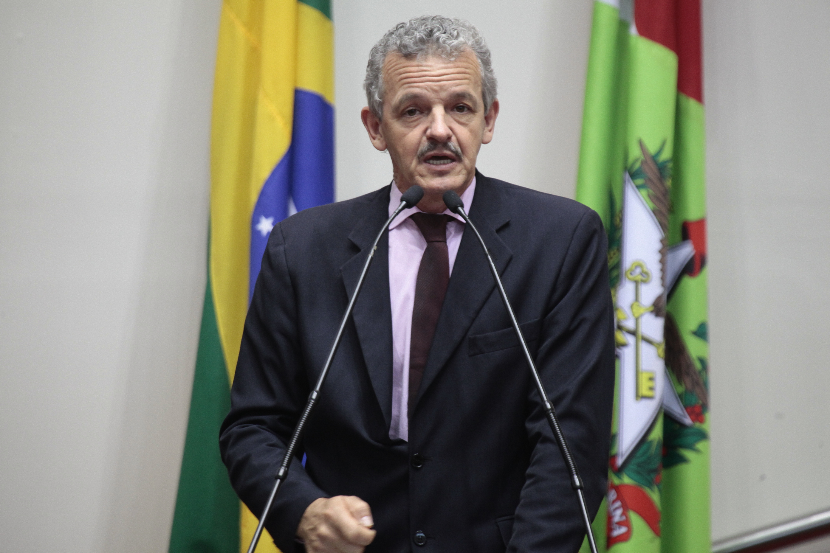 Sessão Ordinária. Deputado Dirceu Dresch (PT)  - Foto: Miriam Zomer/Agência AL