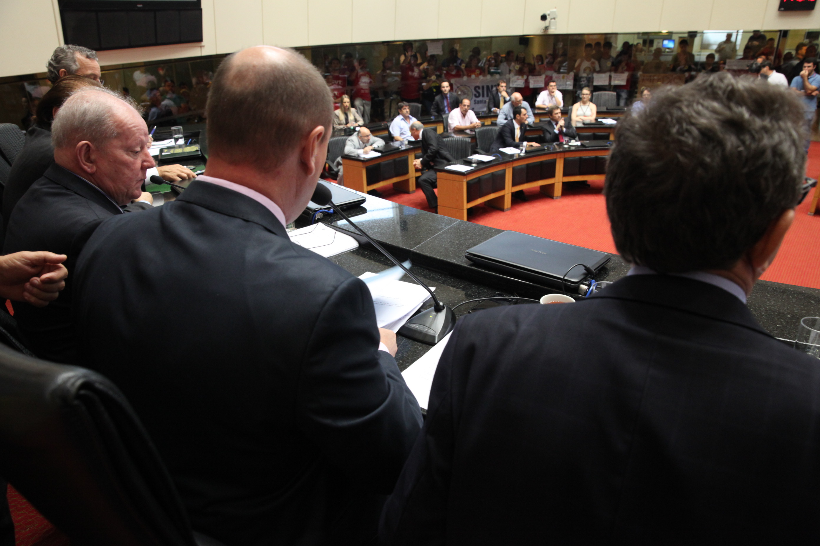 Reunião Conjunta das Comissões de Constituição e Justiça, Trabalho e Finanças. Foto: Eduardo Guedes de Oliveira / Agência AL