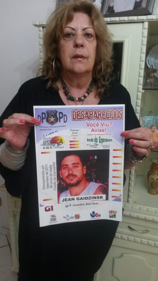 Sandra Guimarães, mãe de Jean Gaidzinski