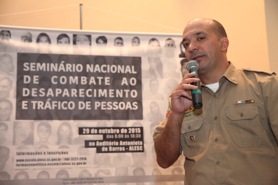 Major Marcus Roberto Claudino. FOTO: Fábio Queiroz/Agência AL