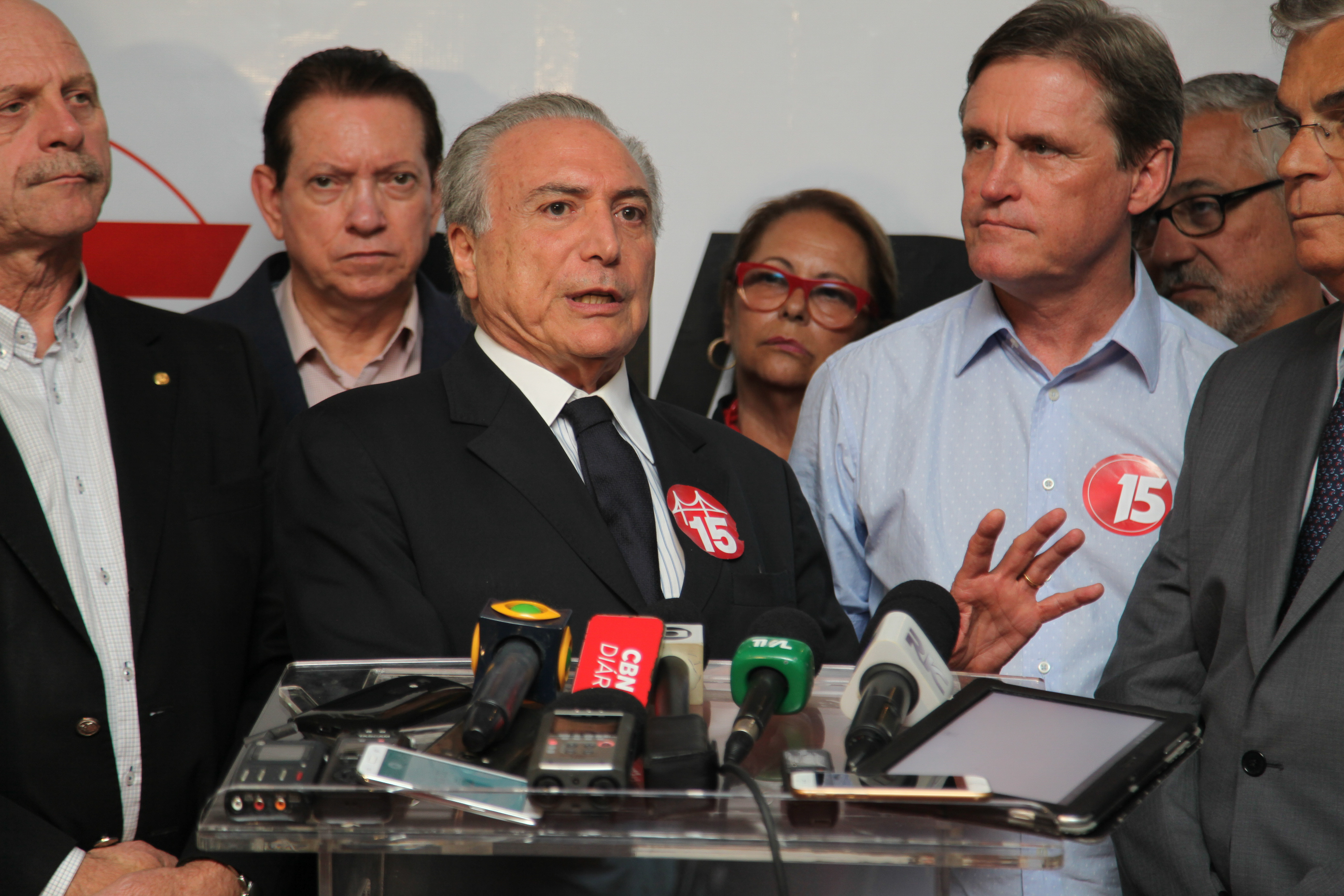 Entrevista Coletiva com o Vive-Presidente da República, Michel Temer.