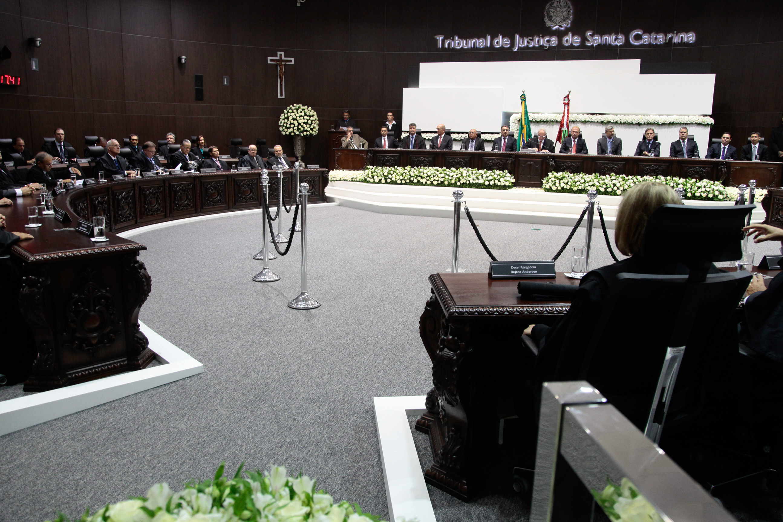Desembargador José Antônio Torres Marques assume a presidência do Tribunal de Justiça de Santa Catarina.