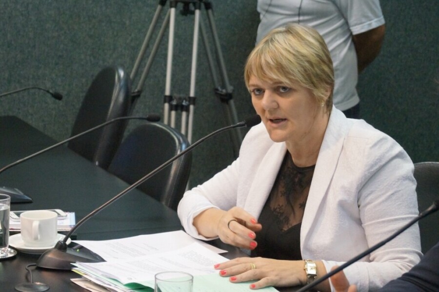 Luciane Carminatti cobra descongelamento de salários dos professores