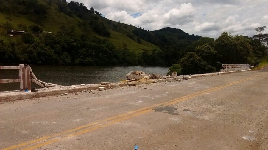 Ponte sobre o Rio Irani. FOTO: Divulgação
