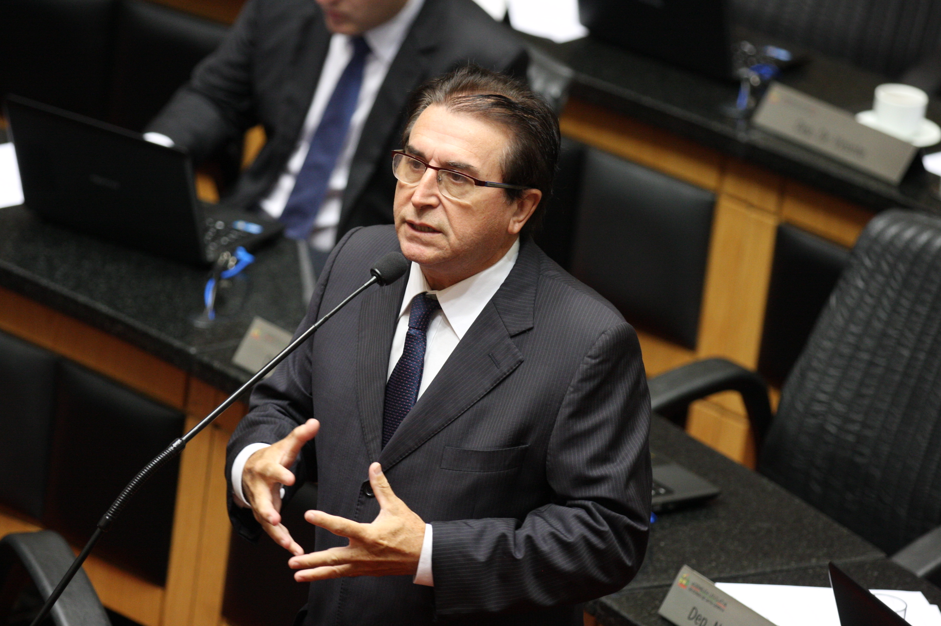 Sessão Ordinária. Deputado Antonio Aguiar (PMDB). Foto: Yuri Santos / Agência AL