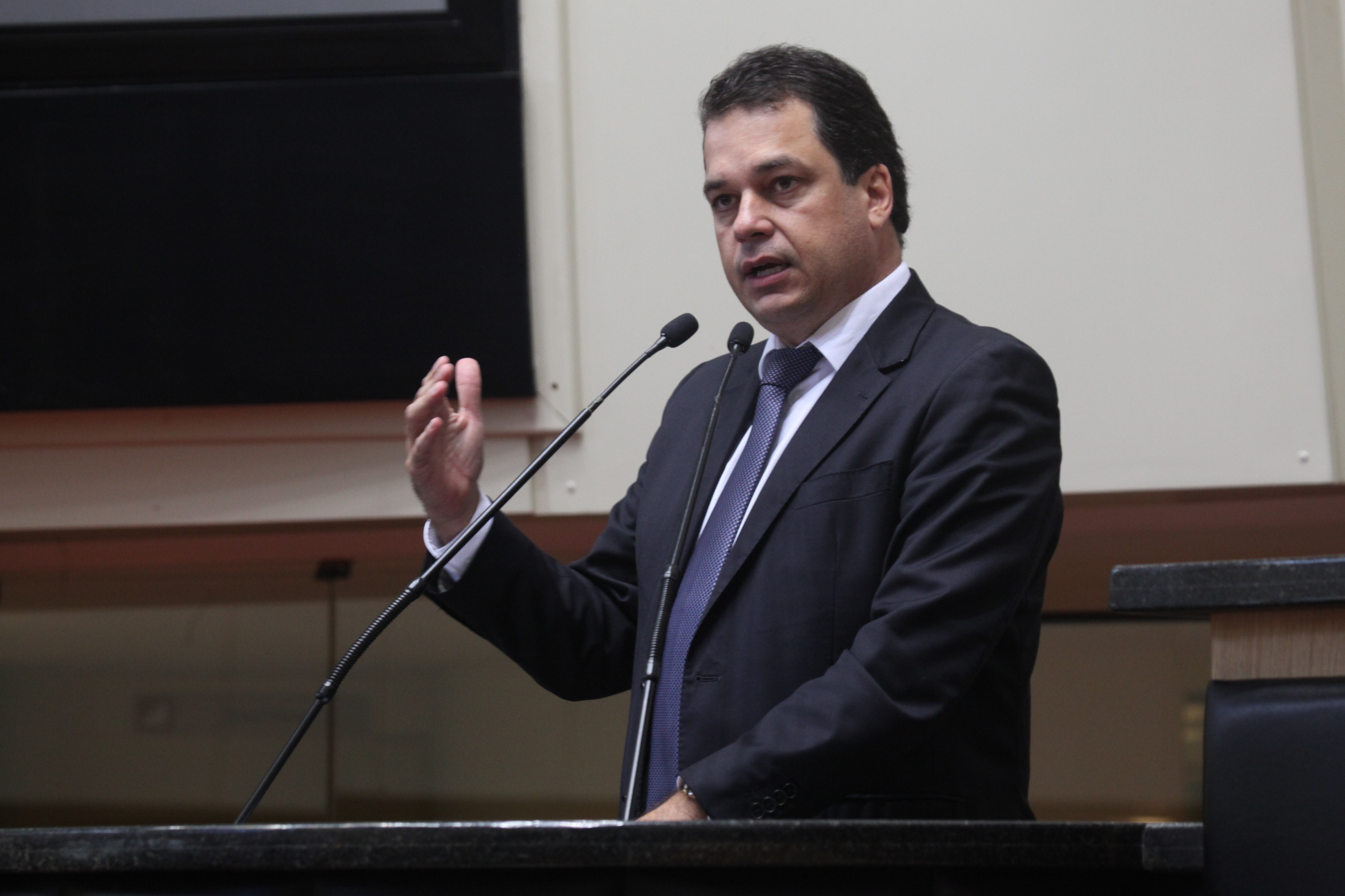 Sessão Ordinária. Deputado Rodrigo Minotto (PDT). Foto: Eduardo Guedes de Oliveira / Agência AL