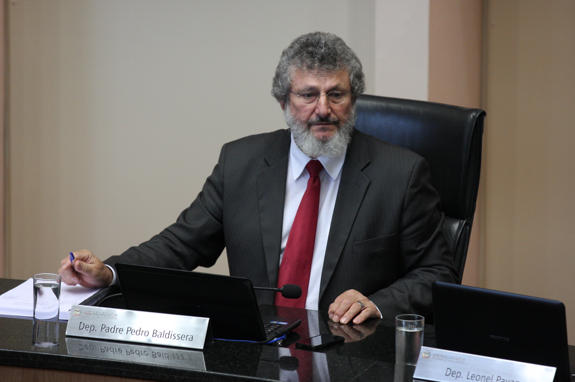 Sessão Ordinária. Deputado Padre Pedro Baldissera (PT). Foto: Yuri Santos / Agência AL