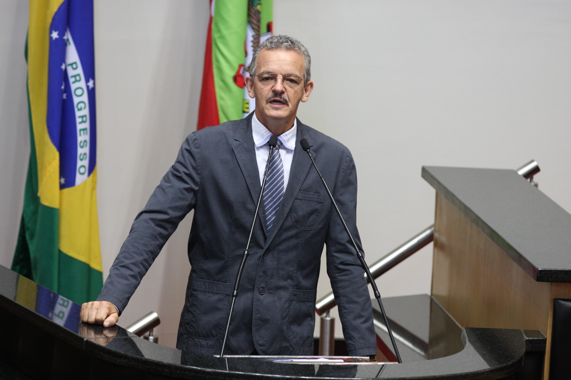 Sessão Ordinária. Deputado Dirceu Dresch (PT). Foto: Yuri Santos / Agência AL