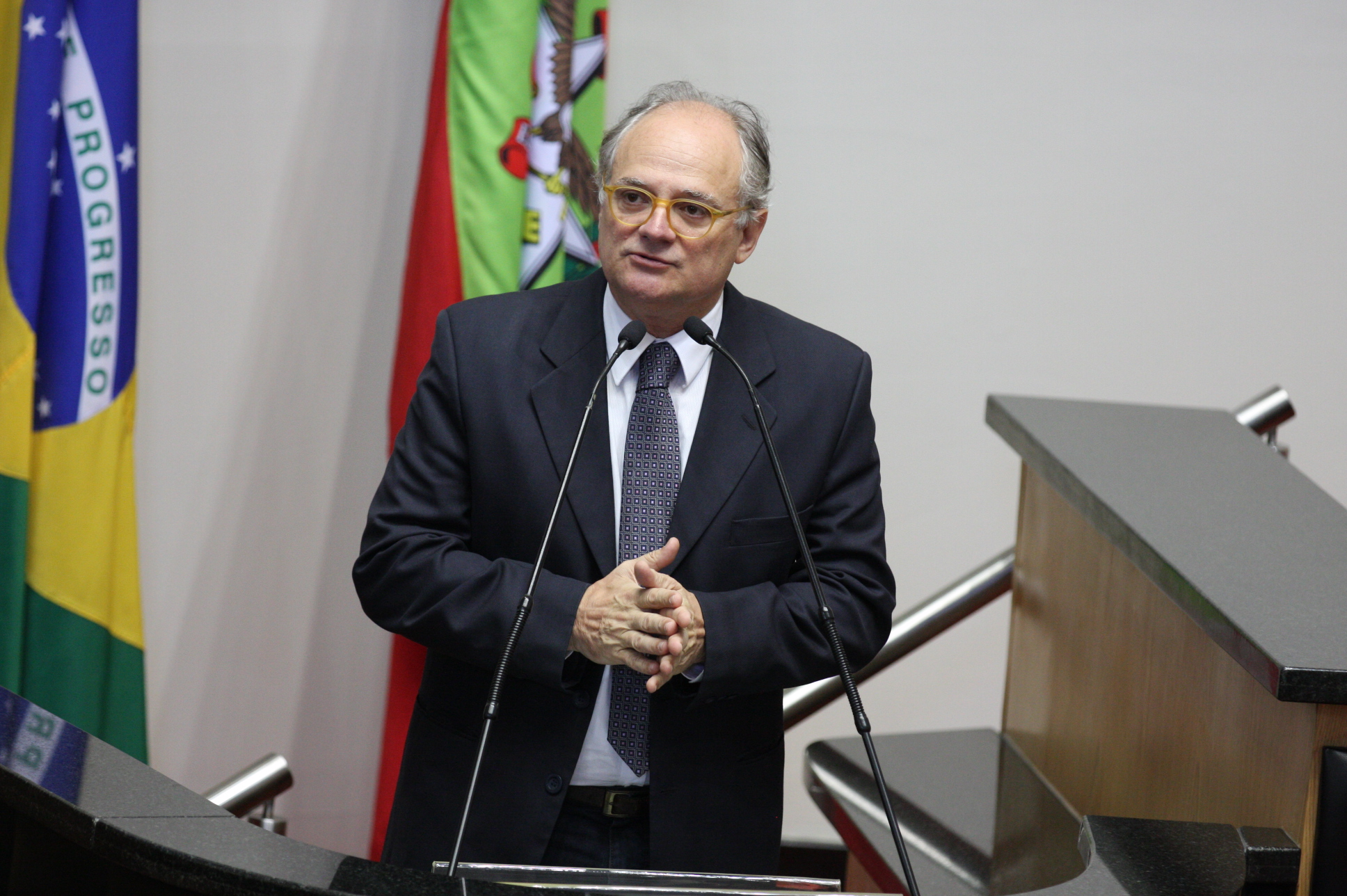 Sessão Ordinária. Deputado Vicente Caropreso (PSDB). Foto: Yuri Santos / Agência AL