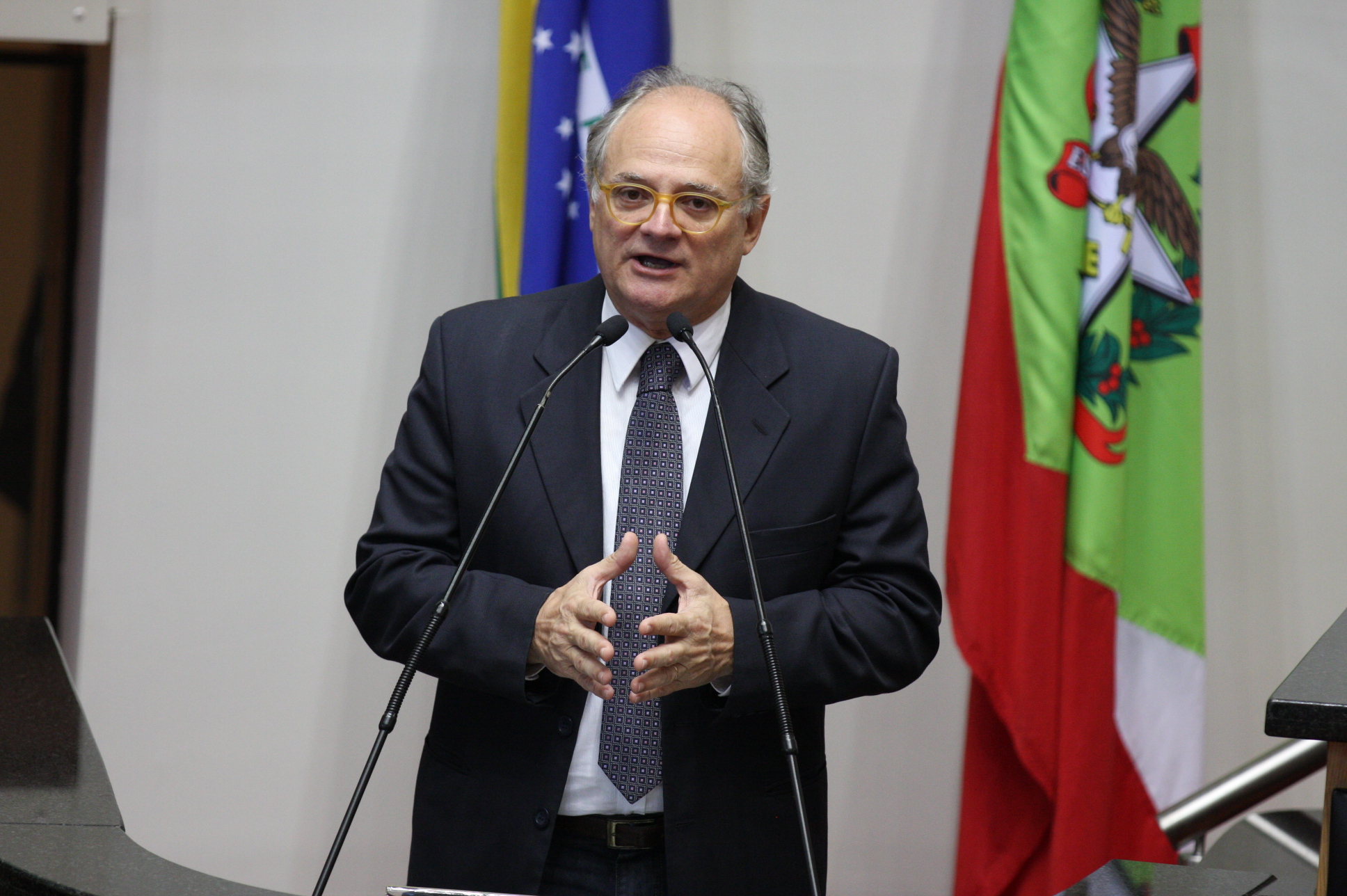 Sessão Ordinária. Deputado Vicente Caropreso (PSDB). Foto: Yuri Santos / Agência AL