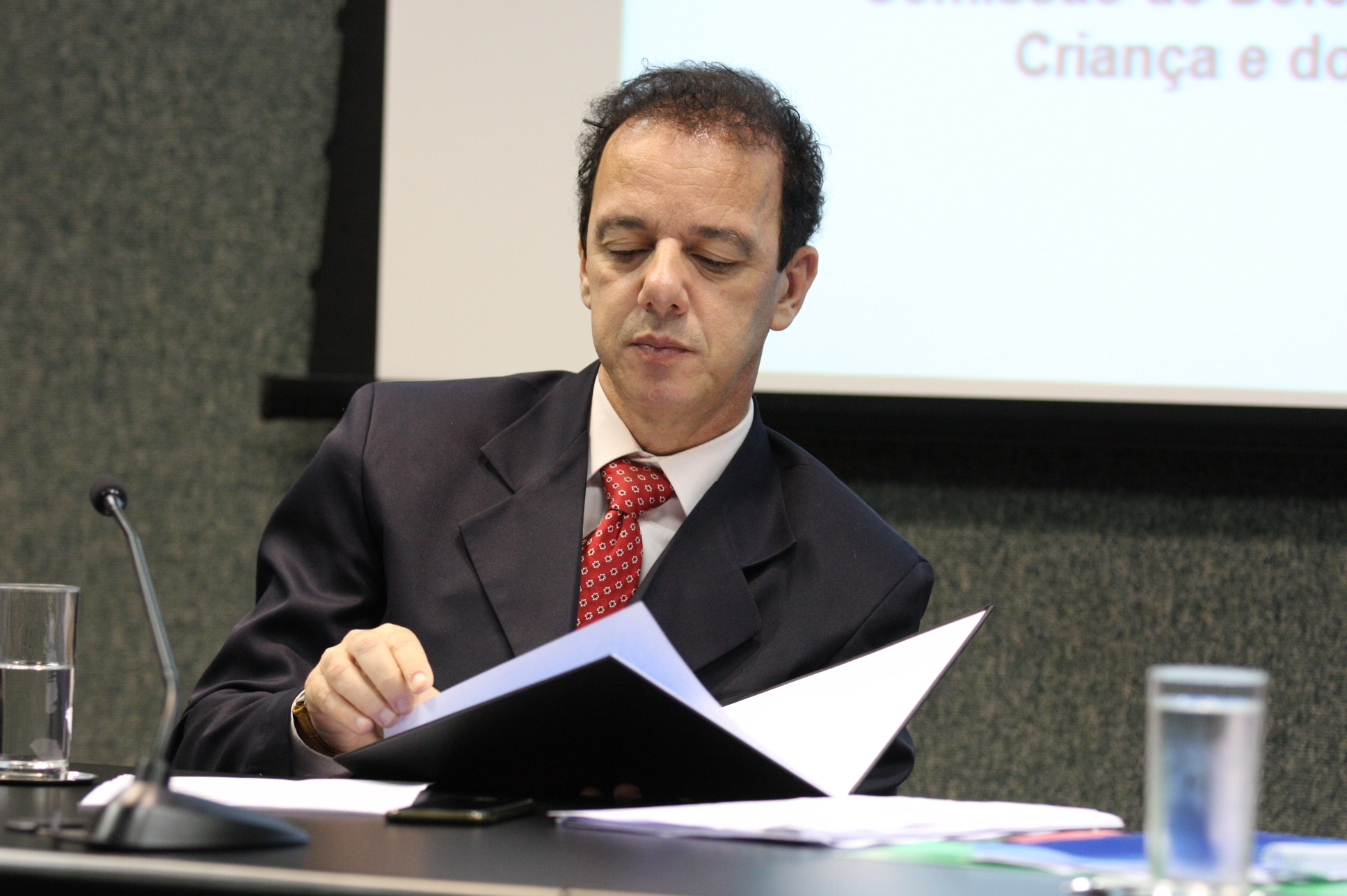 Comissão de Defesa dos Direitos da Criança e do Adolescente. Deputado Ismael dos Santos (PSD). Foto: Yuri Santos / Agência AL