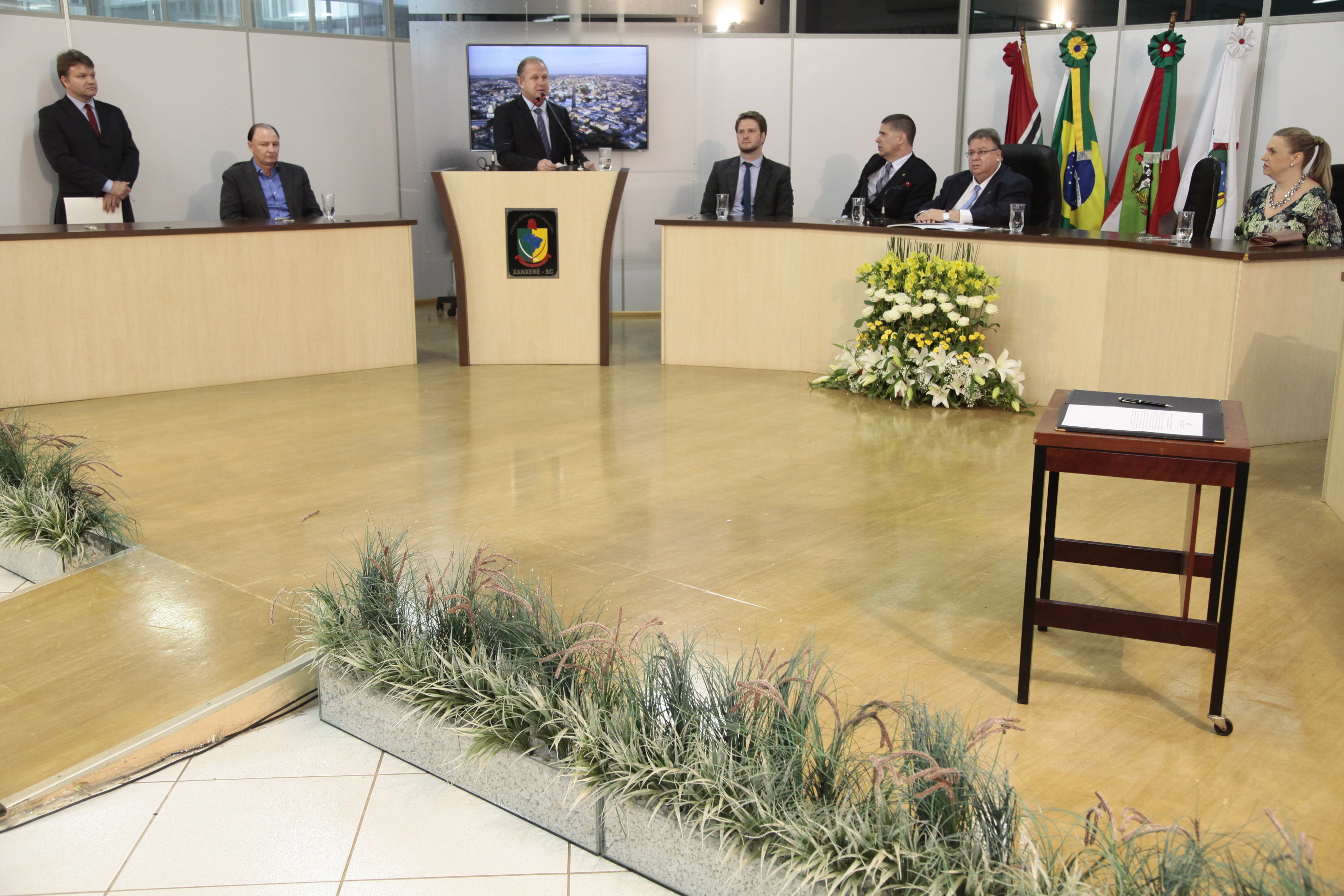 Ato solene de instalação de nova unidade jurisdicional na comarca de Xanxerê.