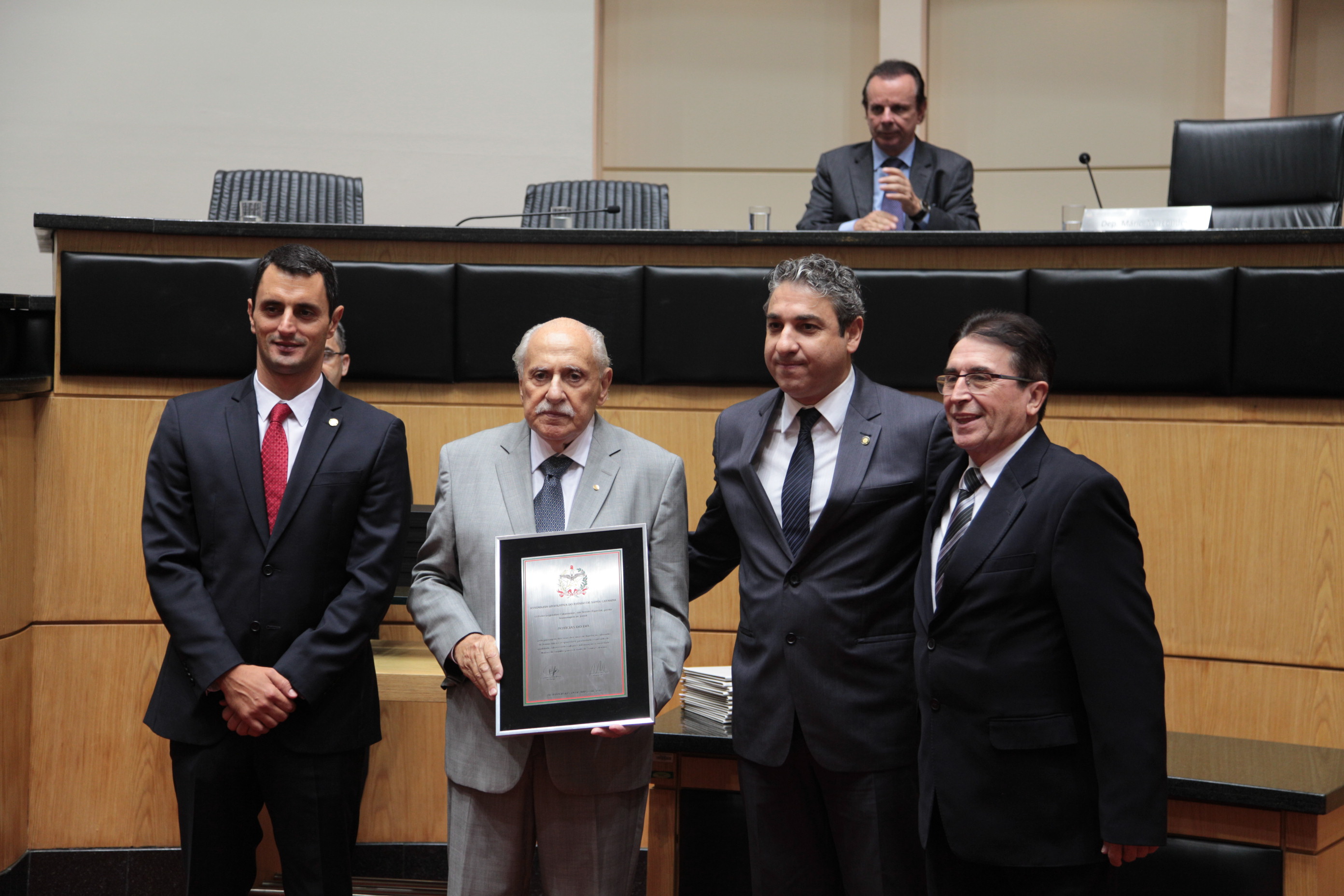 Homenagem aos 10 Anos do Jornal Notícias do Dia - Mario Petreli (homenageado)