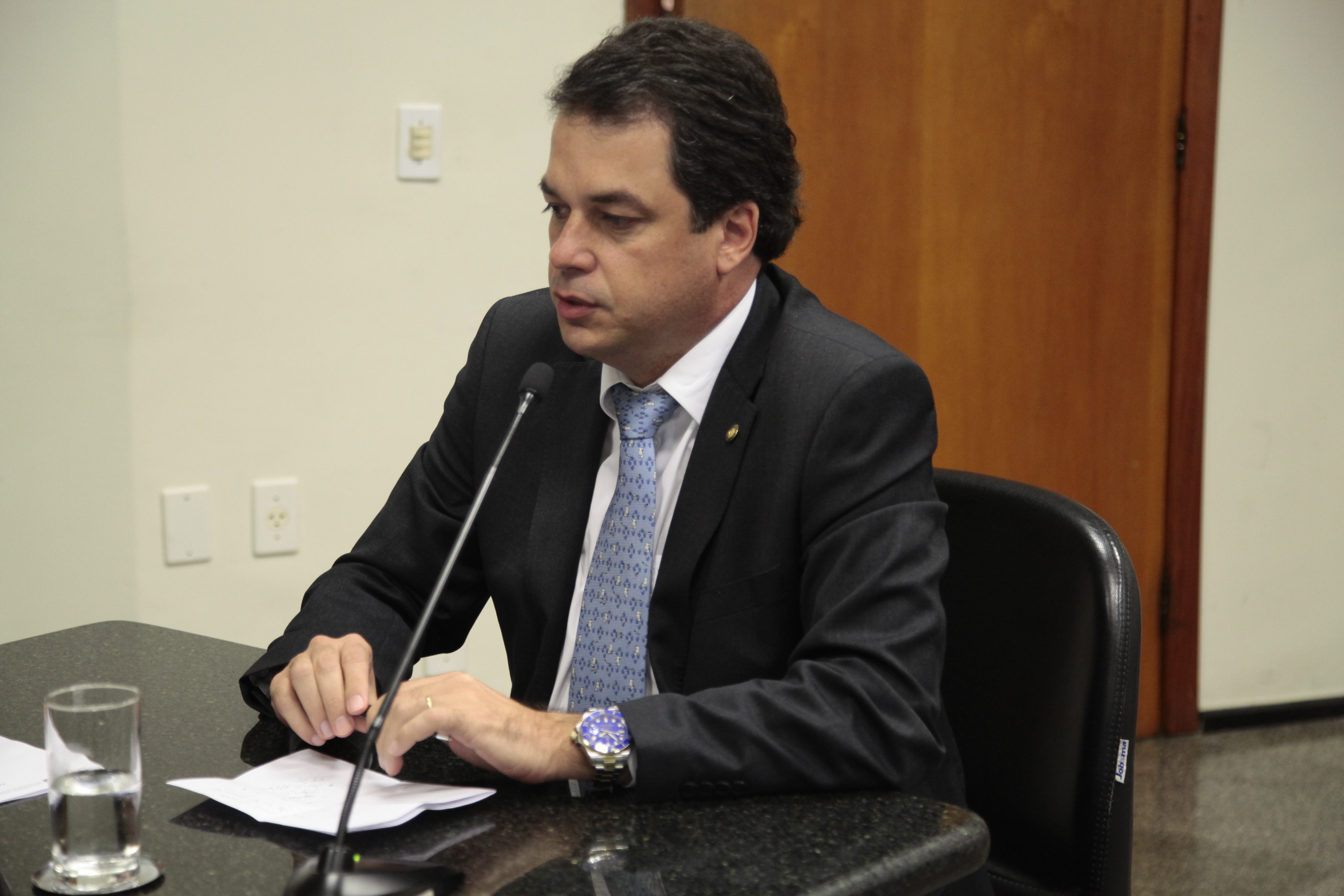 Reunião da Comissão de Economia.  Deputado Rodrigo Minotto (PDT)