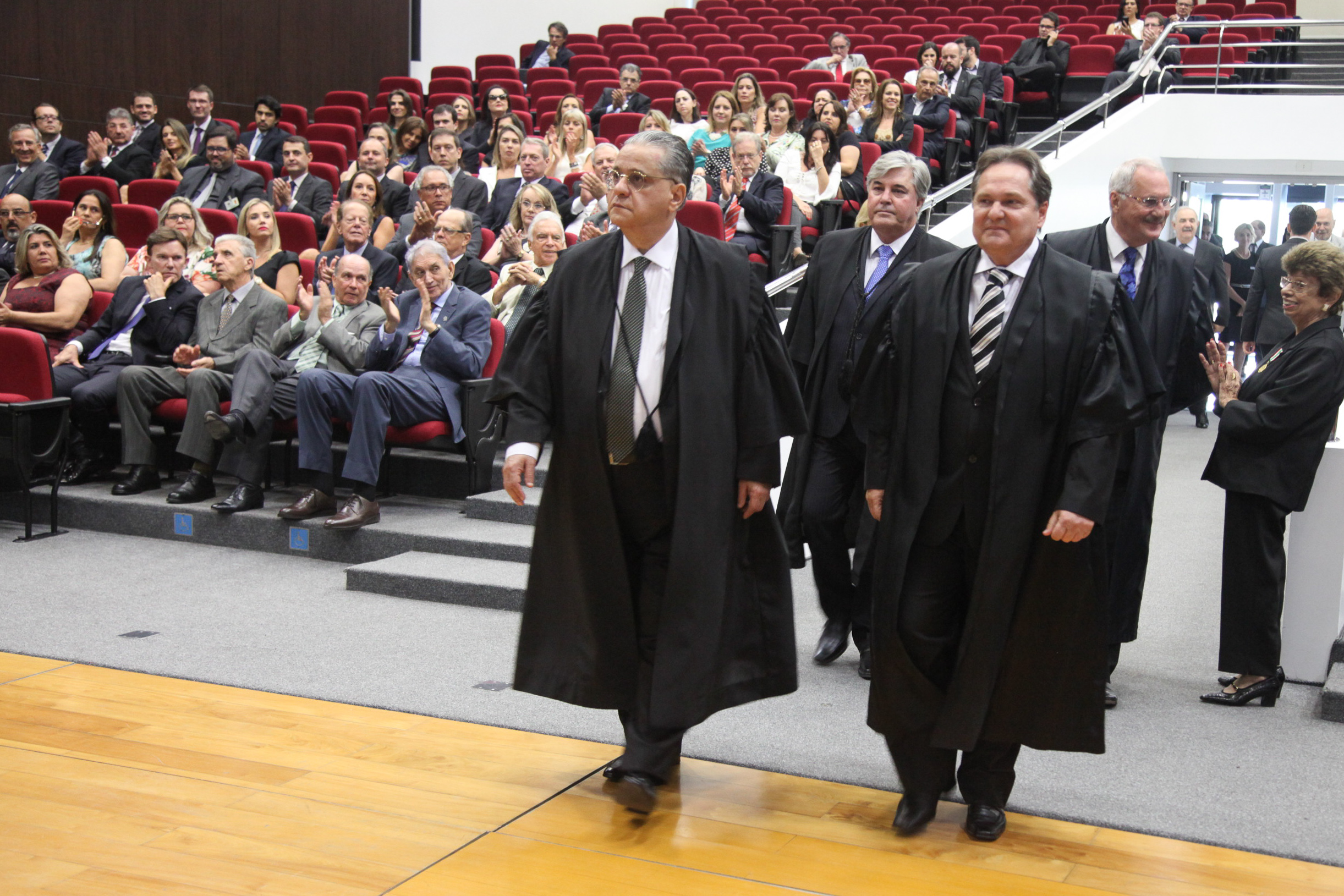 Posse do novo presidente do Tribunal Regional Eleitoral de Santa Catarina, desembargador Cesar Augusto Mimoso Ruiz Abreu.