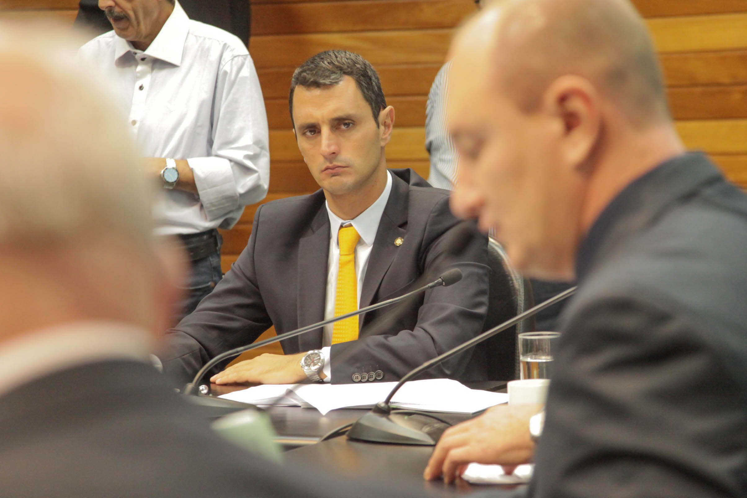 Reunião da Comissão de Constituição e Justiça. Foto: Luis Debiasi / Agência AL