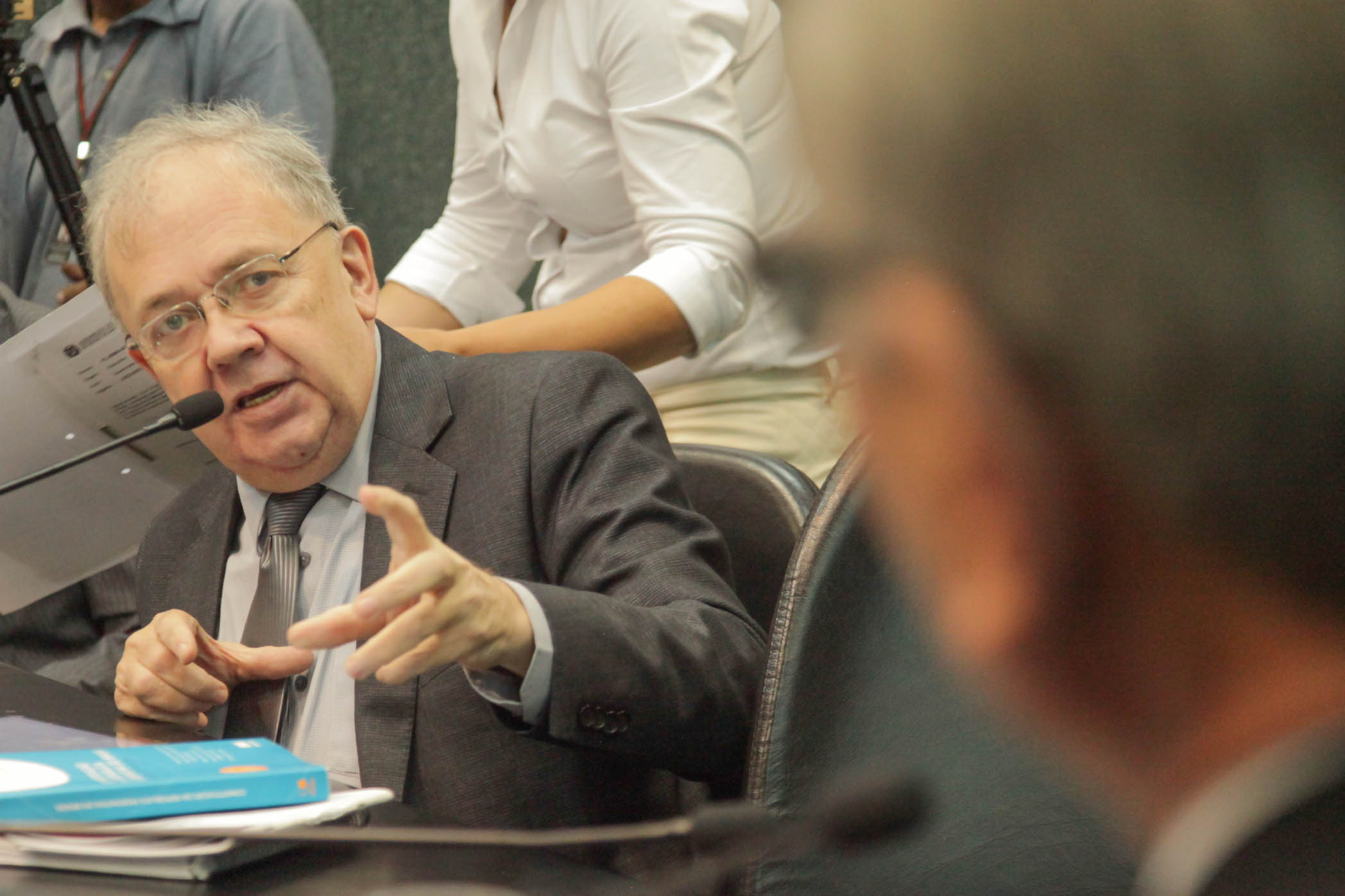 Reunião da Comissão de Constituição e Justiça. Foto: Luis Debiasi / Agência AL