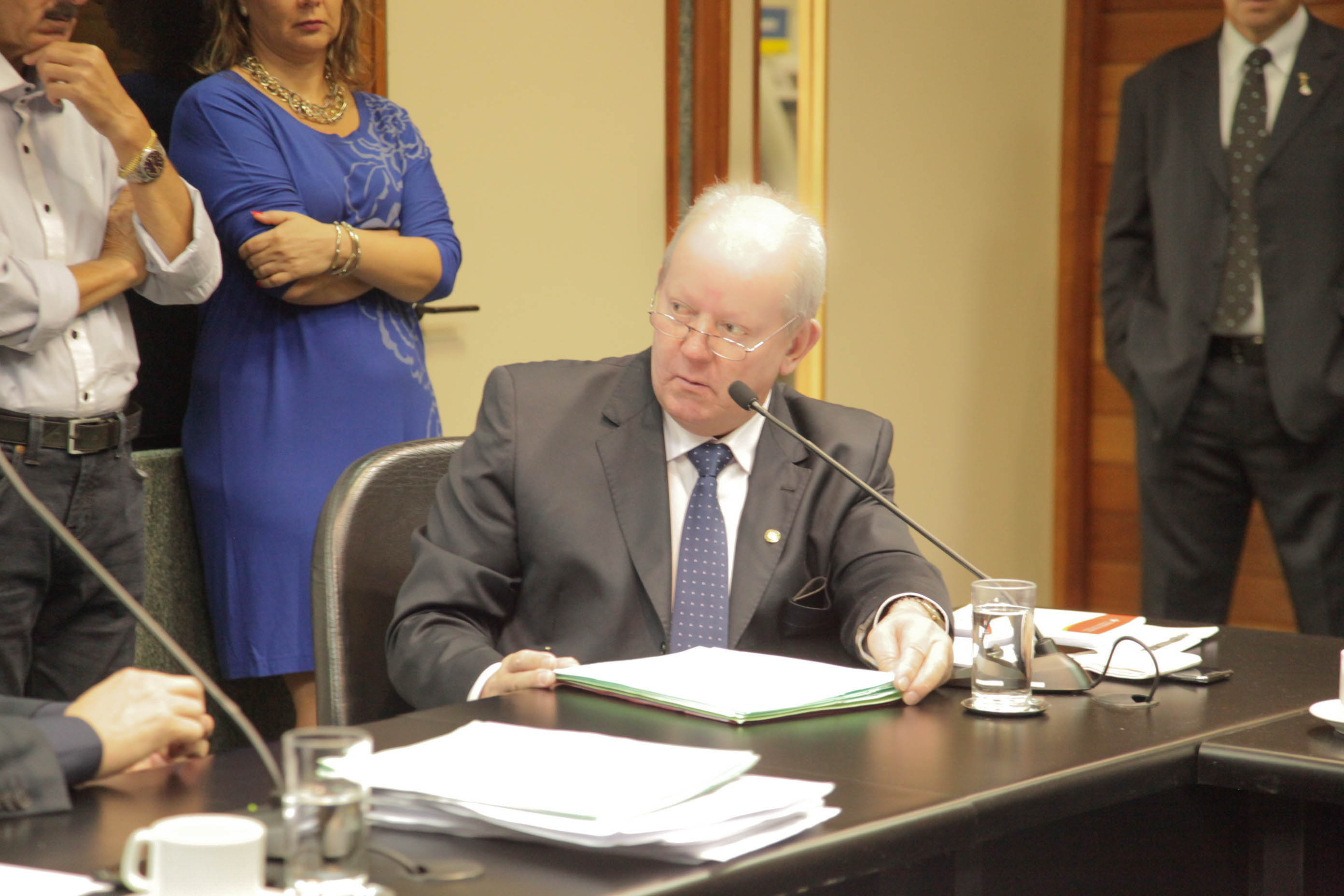 Reunião da Comissão de Constituição e Justiça. Foto: Luis Debiasi / Agência AL