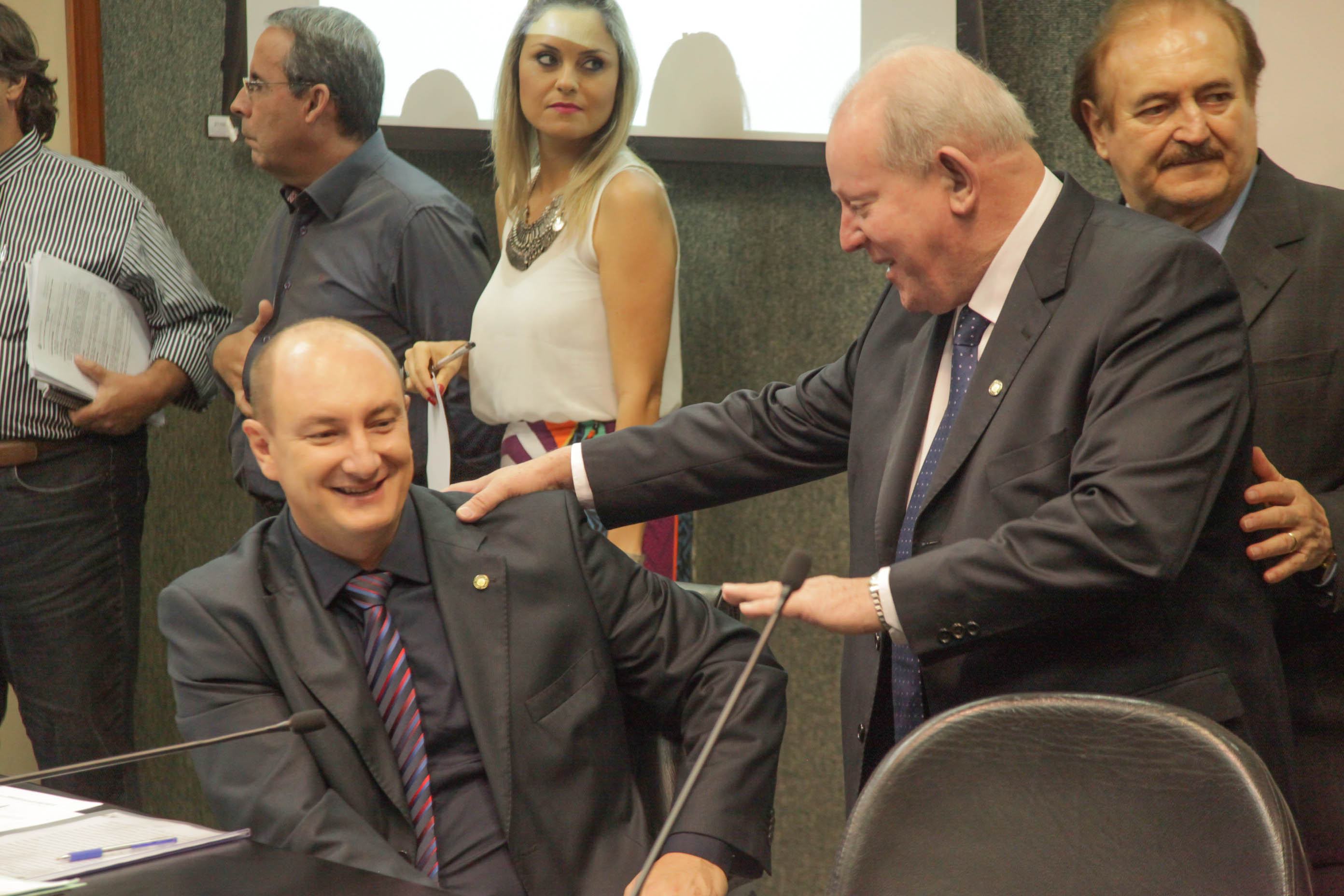 Reunião da Comissão de Constituição e Justiça. Foto: Luis Debiasi / Agência AL