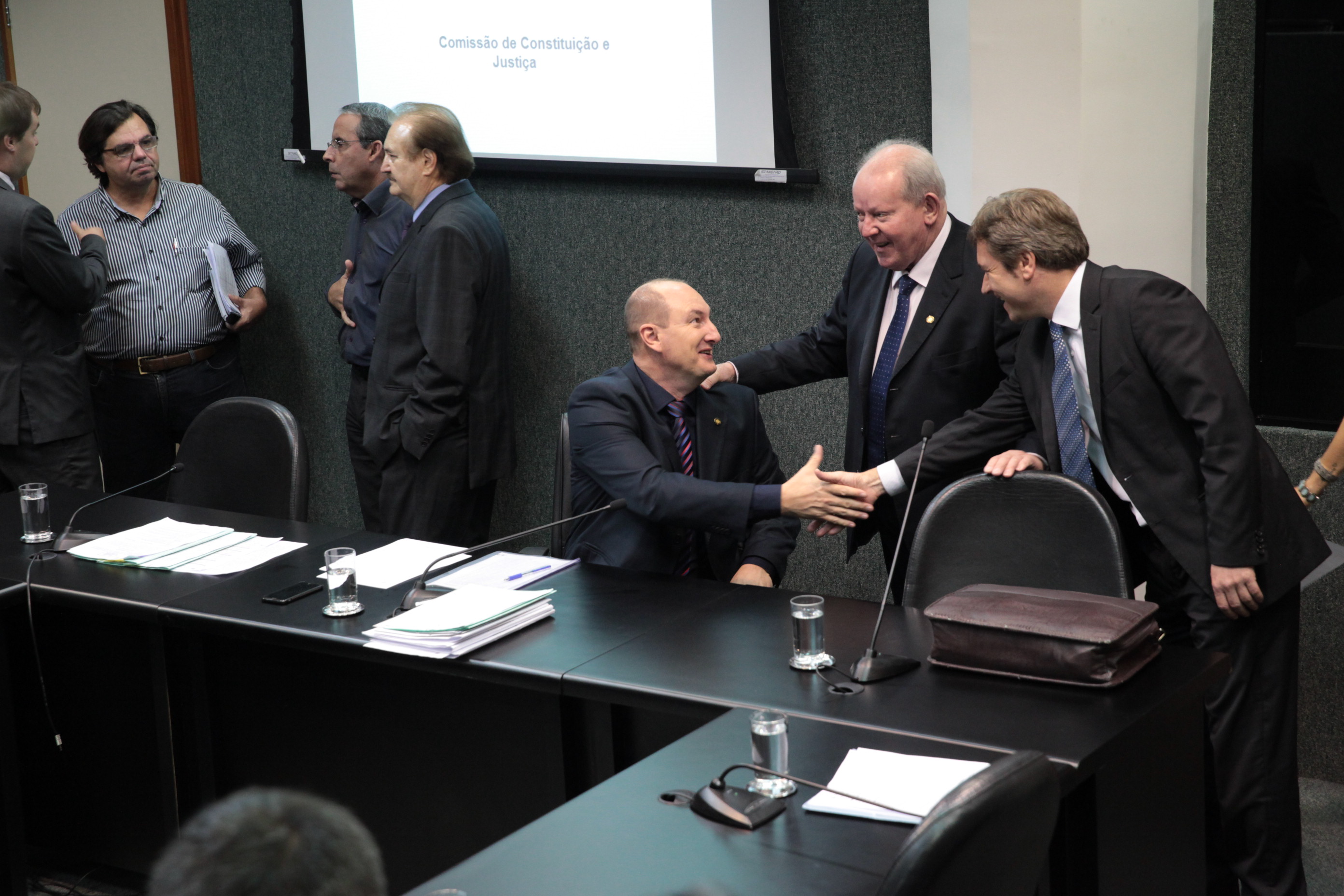Reunião da Comissão de Constituição e Justiça. Foto: Fábio Queiroz / Agência AL