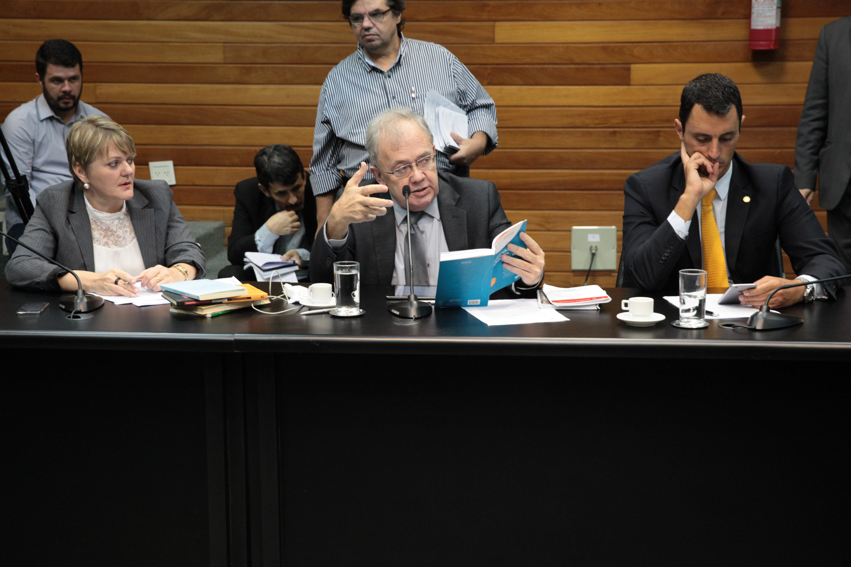 Reunião da Comissão de Constituição e Justiça. Foto: Fábio Queiroz / Agência AL