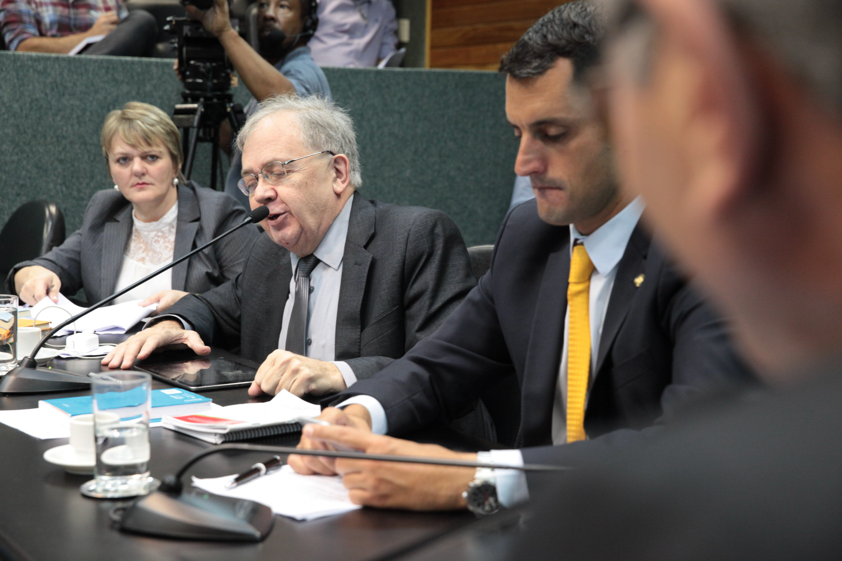 Reunião da Comissão de Constituição e Justiça. Foto: Fábio Queiroz / Agência AL